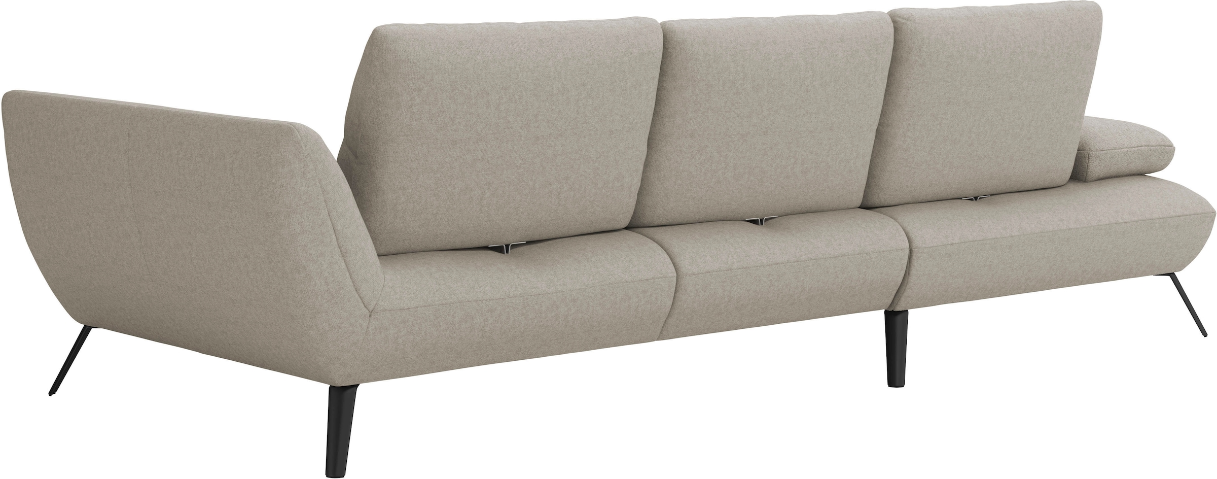 OTTO home Ecksofa »Mikado L-Form« inkl. Sitztiefenverstellung und Armteilverstellung