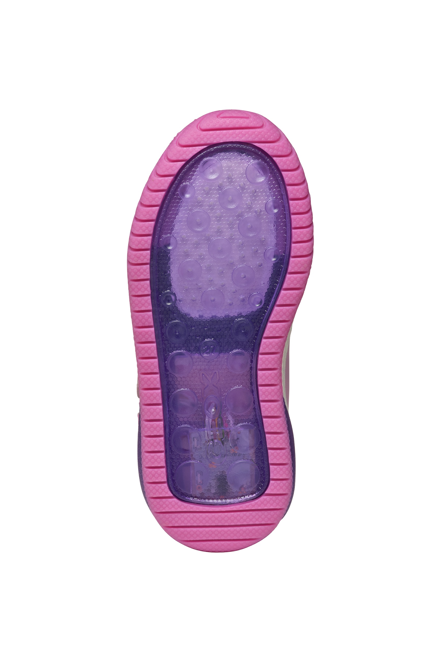 Geox Sneaker »J INEK GIRL Blinkschuh«, Schnürboots, Blinkschuh mit cooler Blinkfunktion