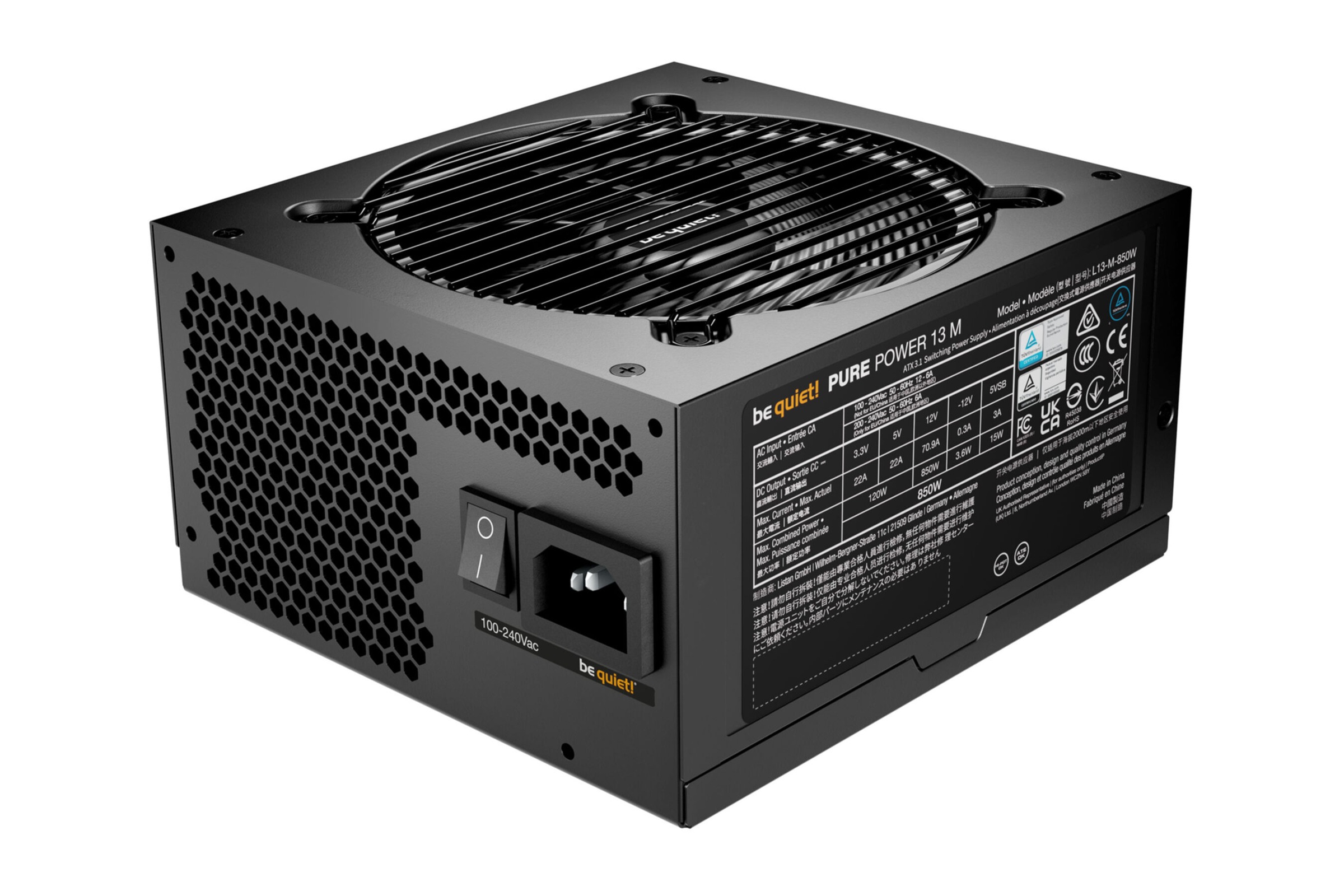 be quiet! Netzteil »Pure Power 13 M  850W«