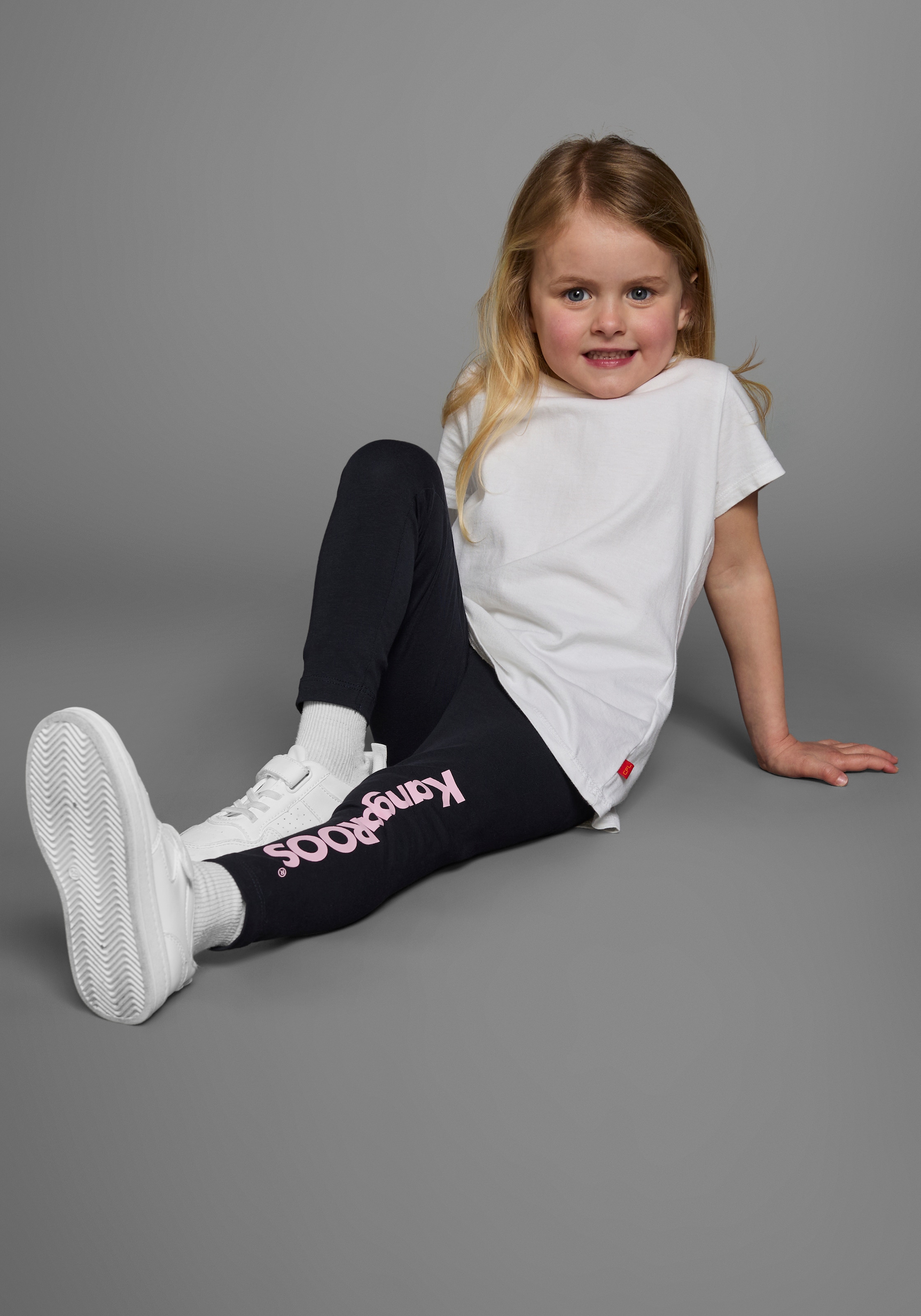 KangaROOS Leggings »2er Pack Leggings mit Kangaroos Schriftzug«  Für kleine Mädchen