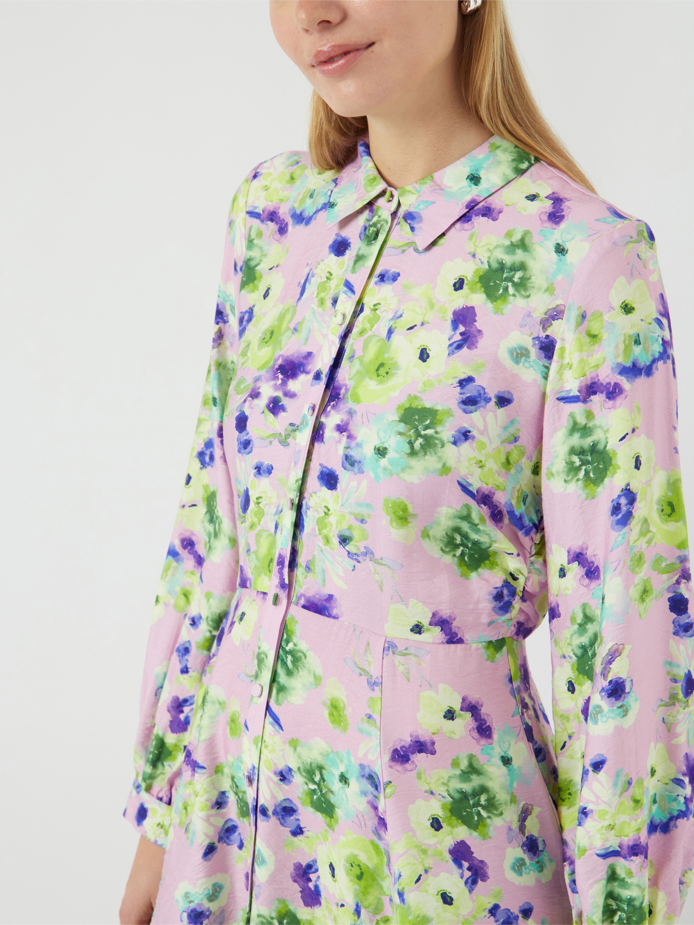 Y.A.S Hemdblusenkleid »YASKAYA LS SHIRT DRESS S. NOOS«