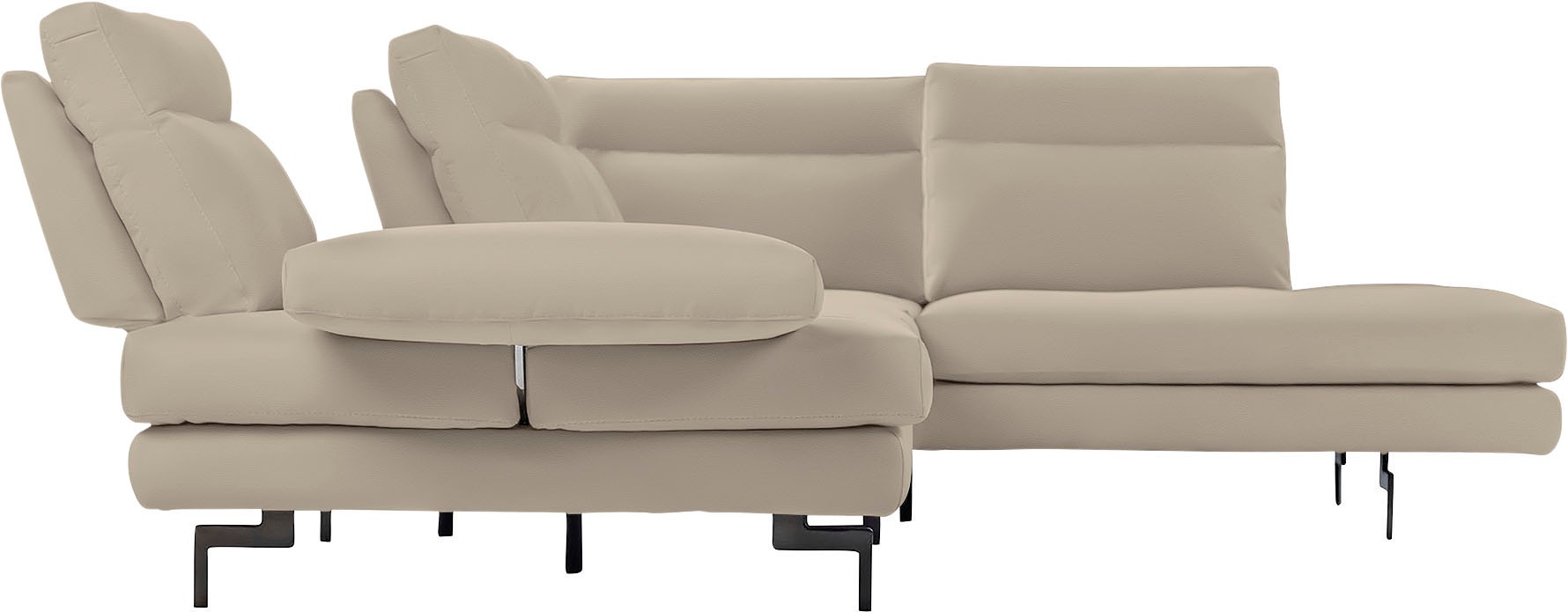 CALIA ITALIA Ecksofa »Toby Wing, L-Form, Designsofa mit sensationellem Sitz günstig online kaufen