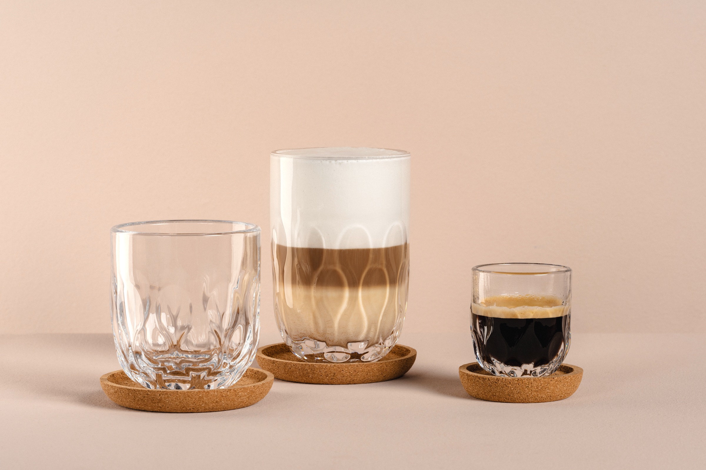 LEONARDO Latte-Macchiato-Glas »GOCCE, 380 ml, 6er-Set«, (Set, 6 tlg.), 3. V günstig online kaufen