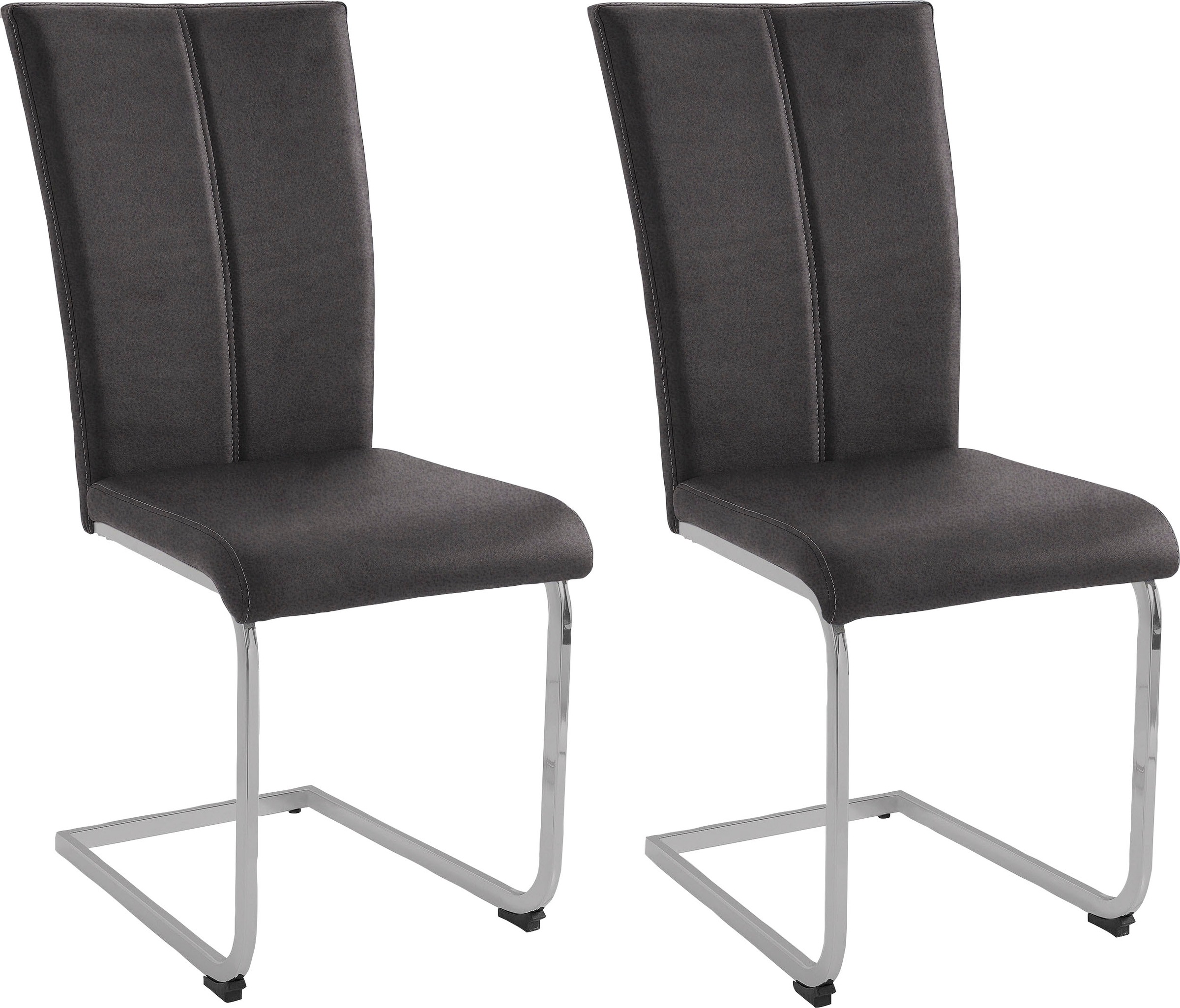 Home affaire Freischwinger »Nils«, (Set), 2 St., Microfaser VINTAGE, Stuhl günstig online kaufen