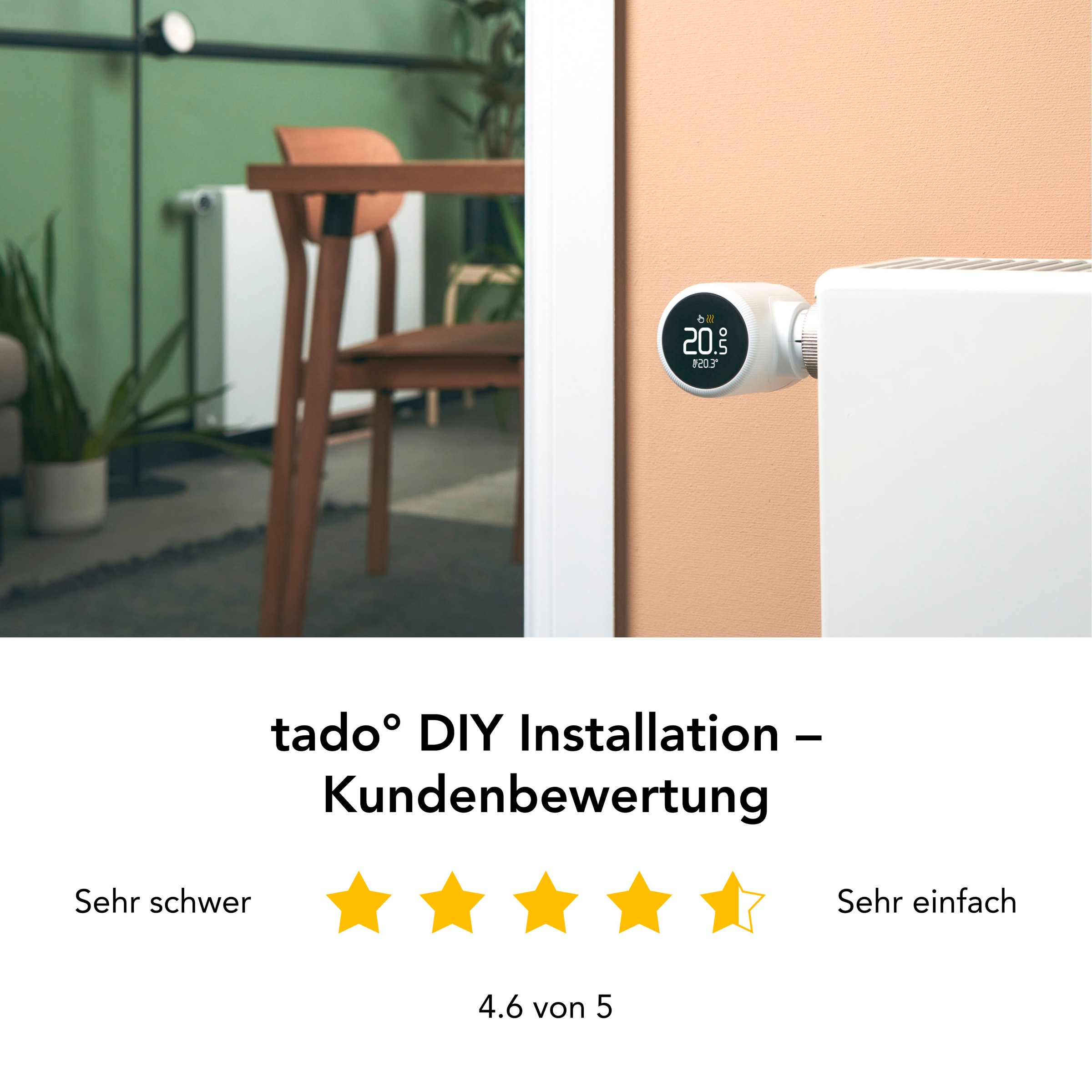 Tado Heizkörperthermostat »2x Smartes Heizkörper-Thermostat X«