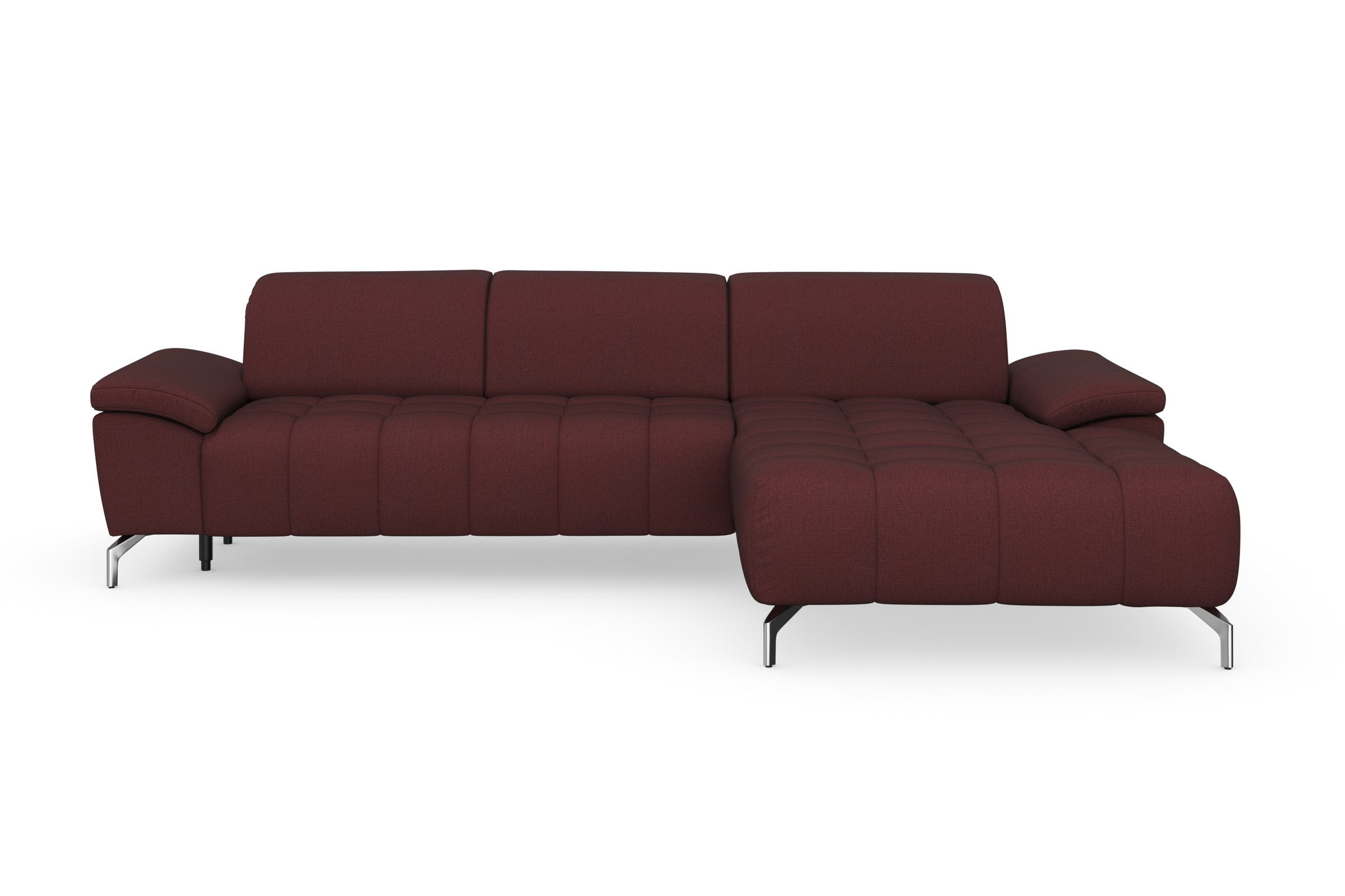 sit&more Ecksofa »Cool L-Form«, wahlweise mit Kopfteilverstellung und Vorzi günstig online kaufen