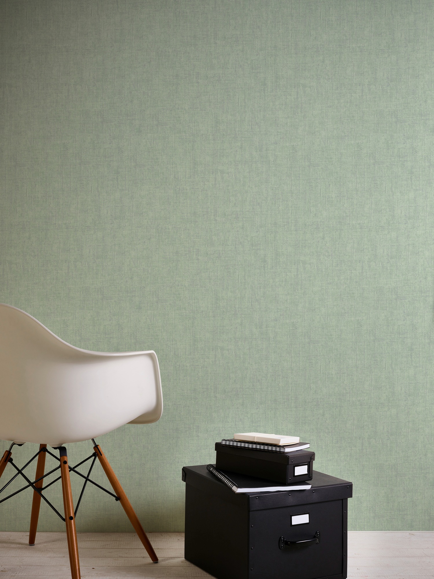 A.S. Création Vliestapete »Greenery in Vintage Optik«, uni, Strukturtapete