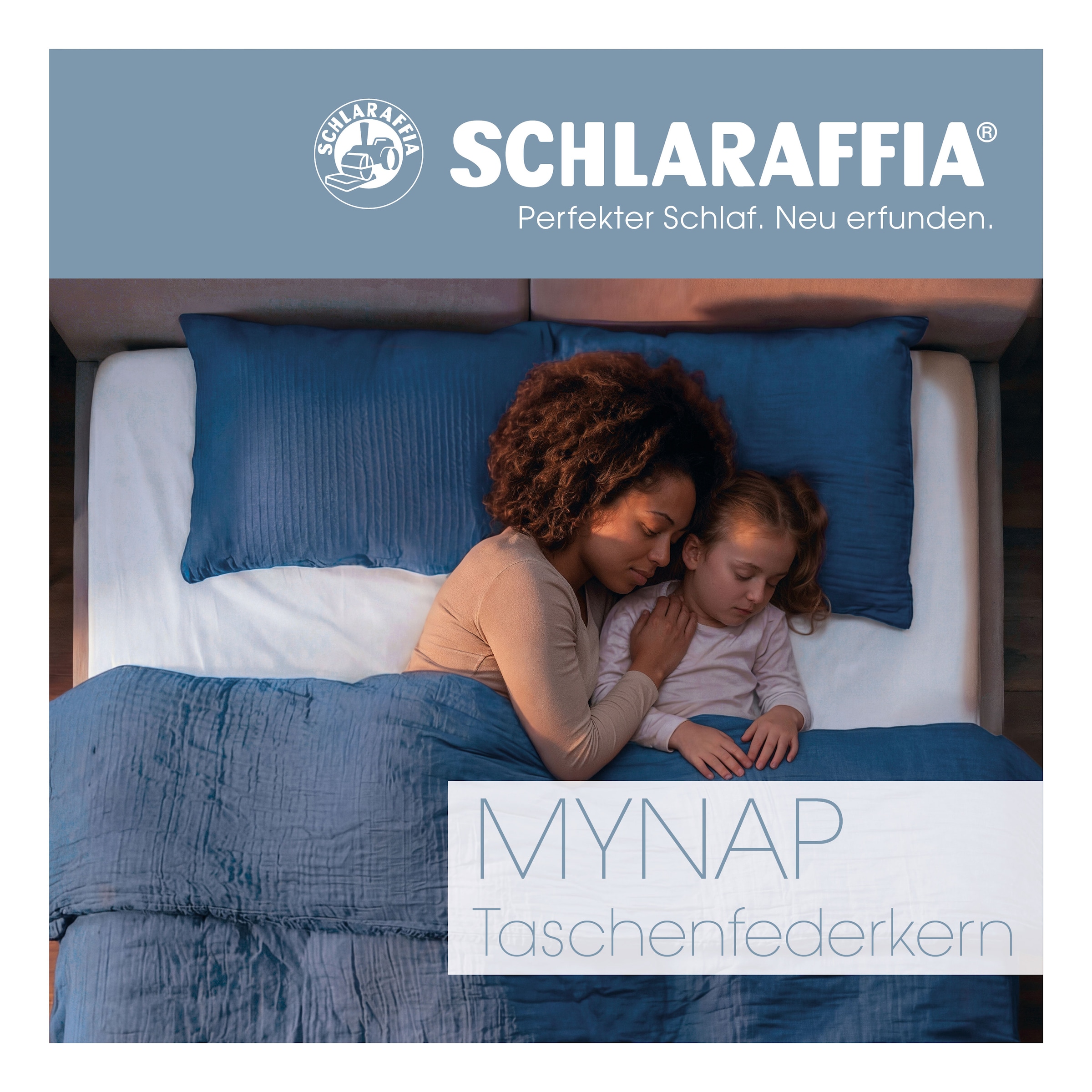 Schlaraffia Taschenfederkernmatratze »Schlaraffia myNap TFK-Matratze,« 19 cm hoch 500 Federn 1 Stk. tlg. mit speziellem X-Spring Federkern