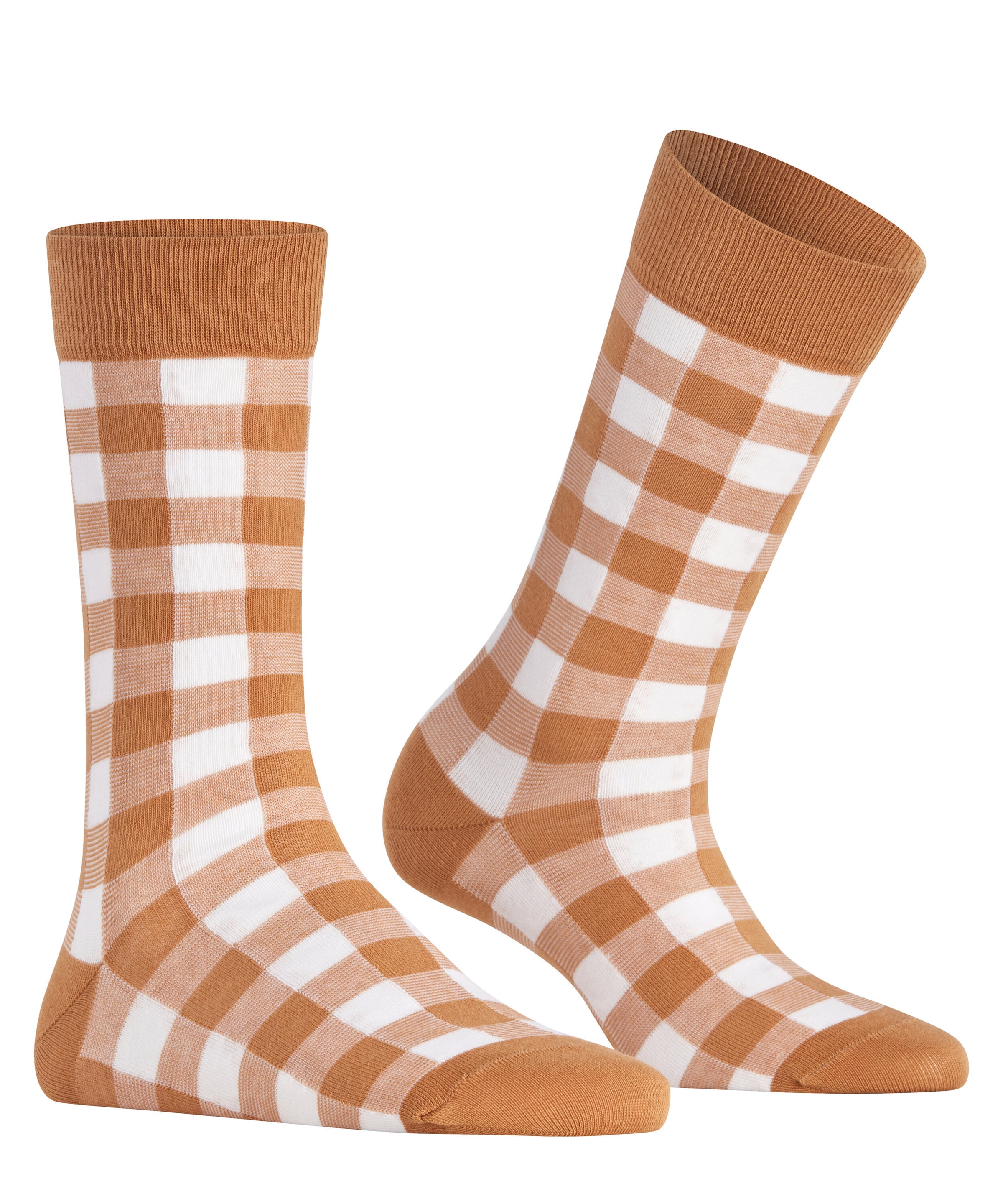 Burlington Socken »Vichy« Einheitsgröße 36-41, Karomuster, gekämmte Baumwolle