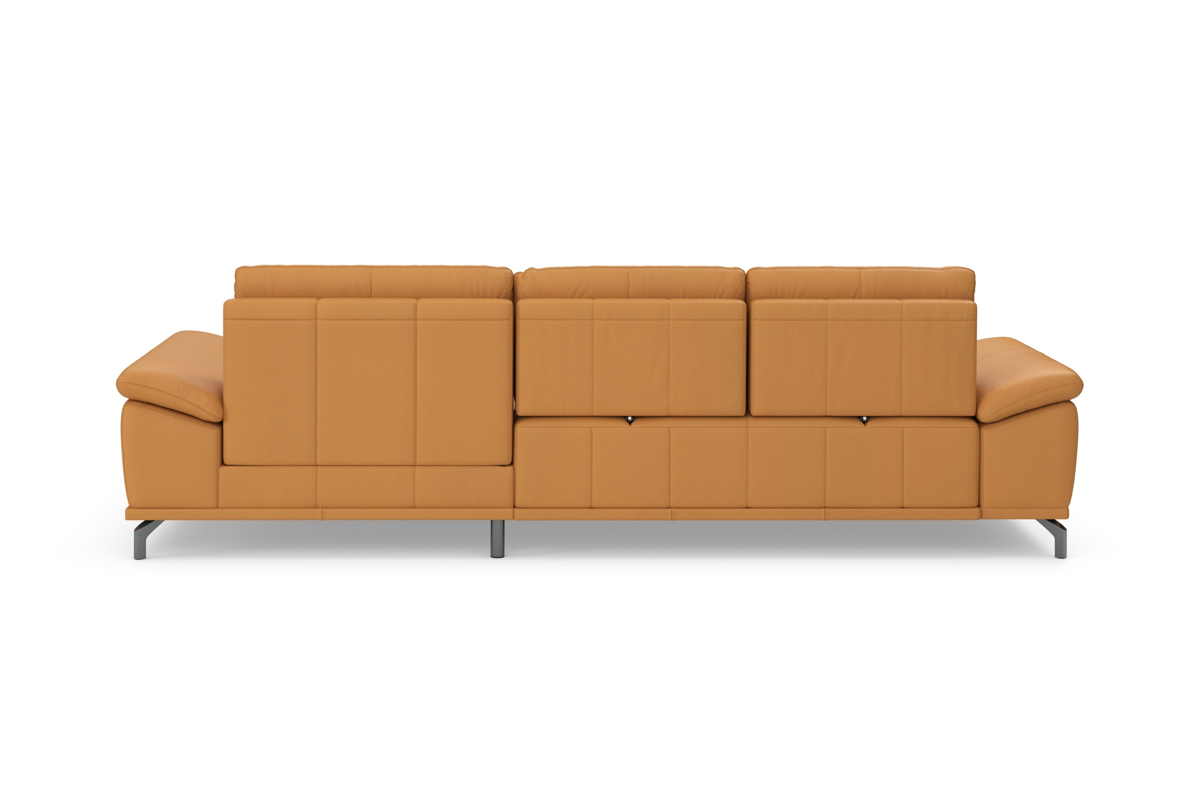 Places of Style Ecksofa Costello, mit Sitztiefenverstellung und Armlehnfunktion, incl. 3 Nierenkissen