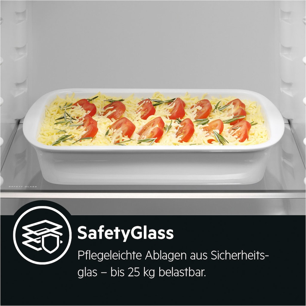 AEG Einbaukühlgefrierkombination, SCE618F3LS, 177,2 cm hoch, 54,8 cm breit