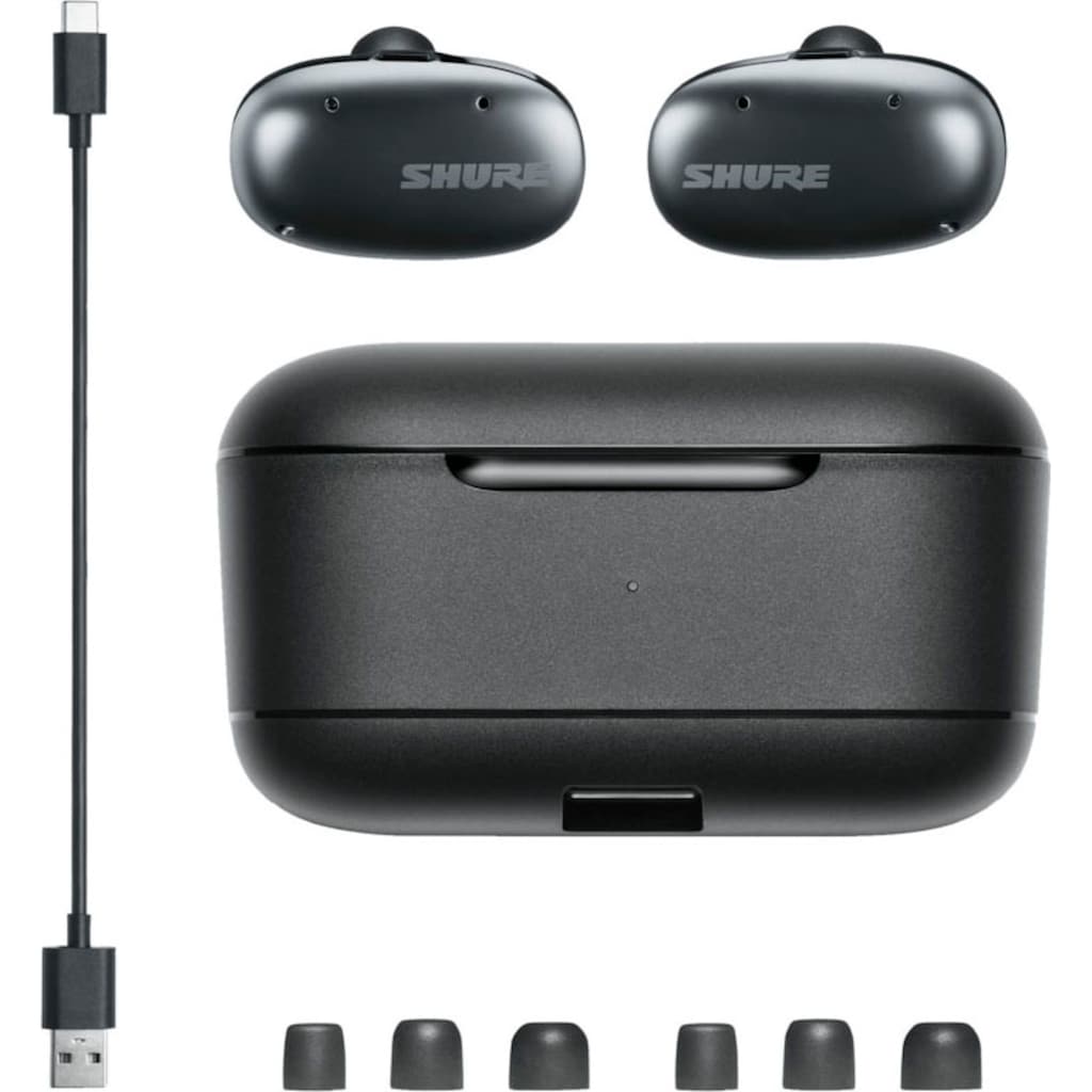 Shure wireless In-Ear-Kopfhörer »Aonic Free«, Bluetooth, Geräuschisolierung