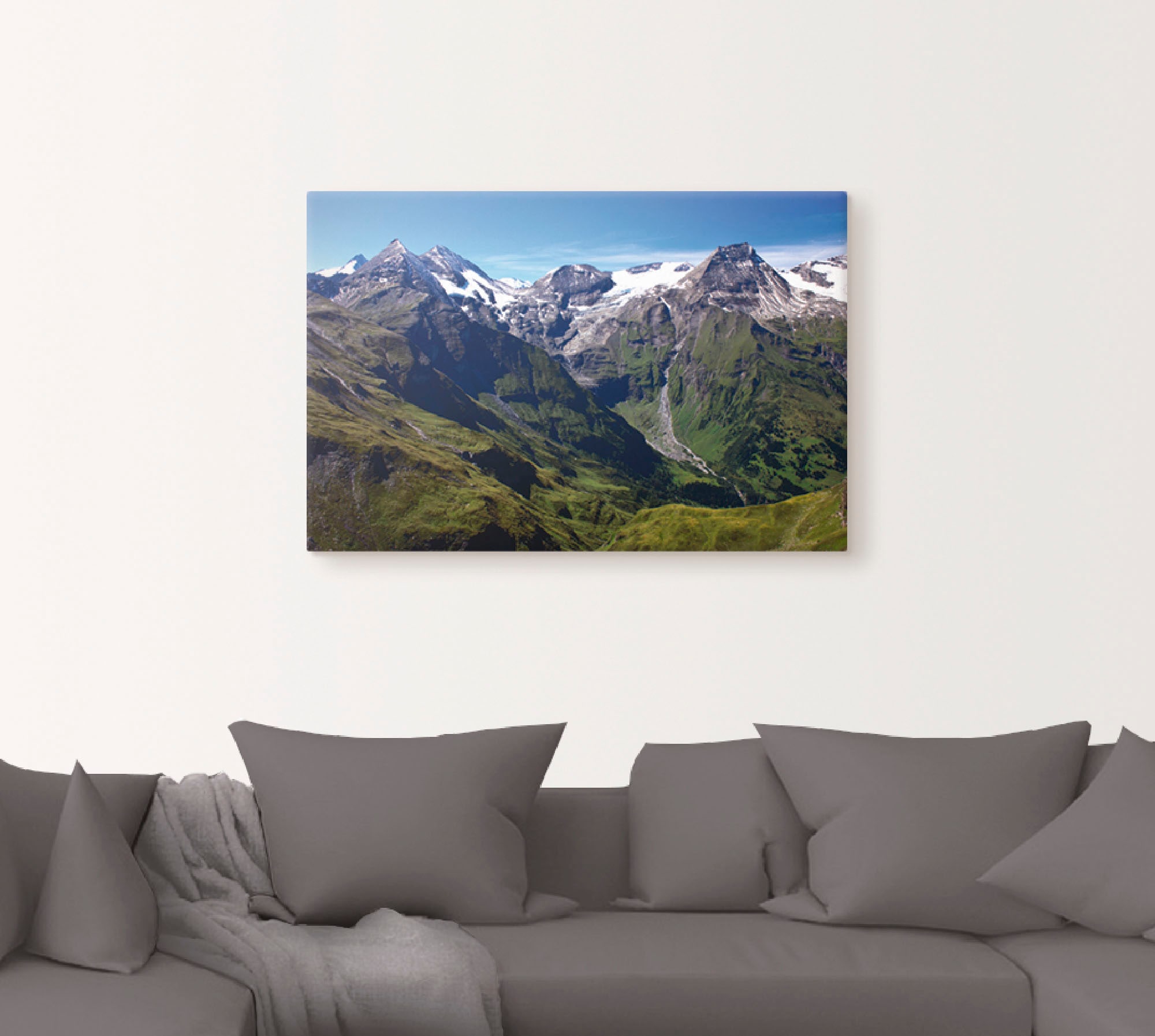 Artland Wandbild "Berge rund um den Großglockner", Berge, (1 St.), als Lein günstig online kaufen