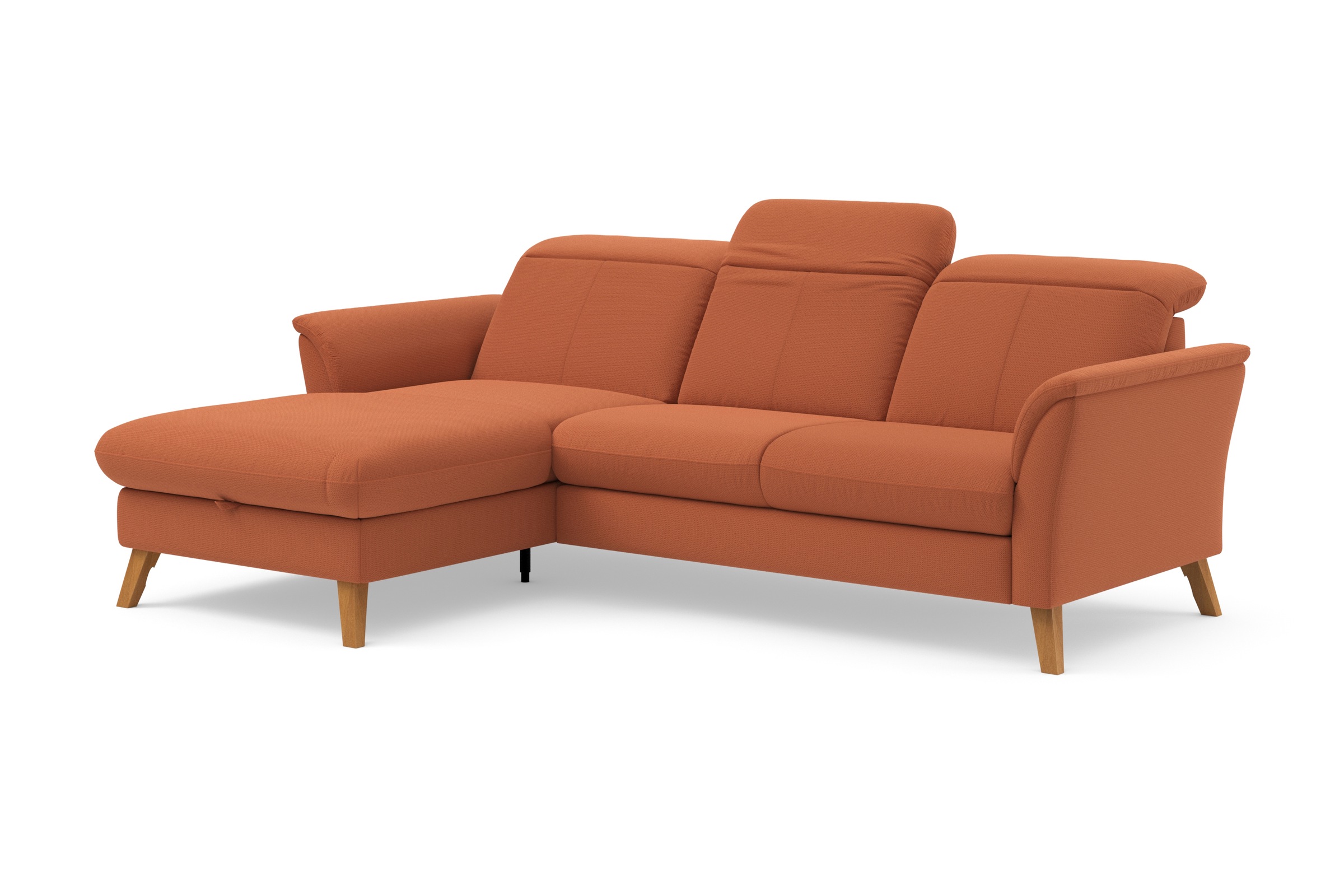 sit&more Ecksofa »Romero L-Form«, wahlweise mit oder ohne Relax-Funktion, Bettfunktion, Bettkasten