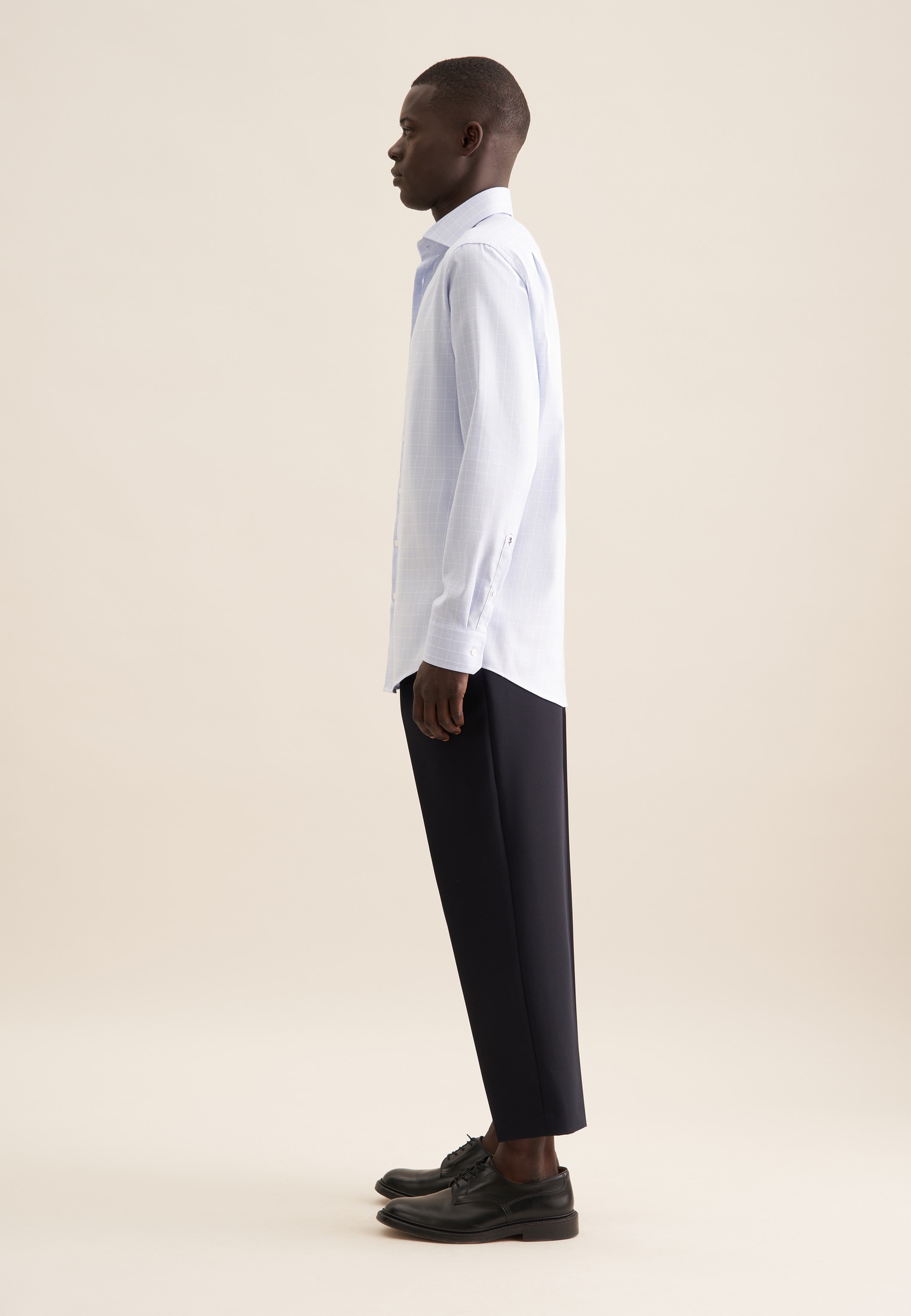 seidensticker Businesshemd »Regular« Regular 1/1 Kentkragen Karo