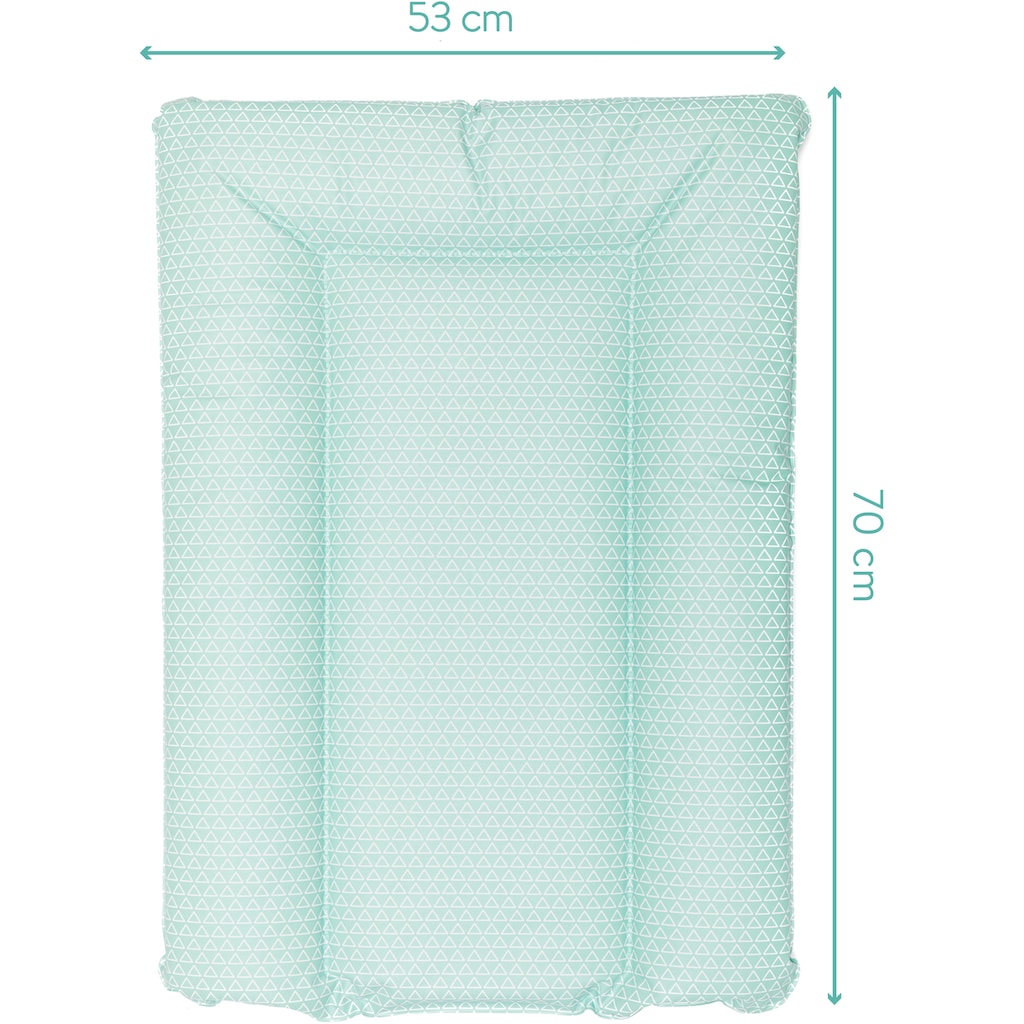 Fillikid Wickelauflage »Softy, Mint Triangle«, (1 tlg.)