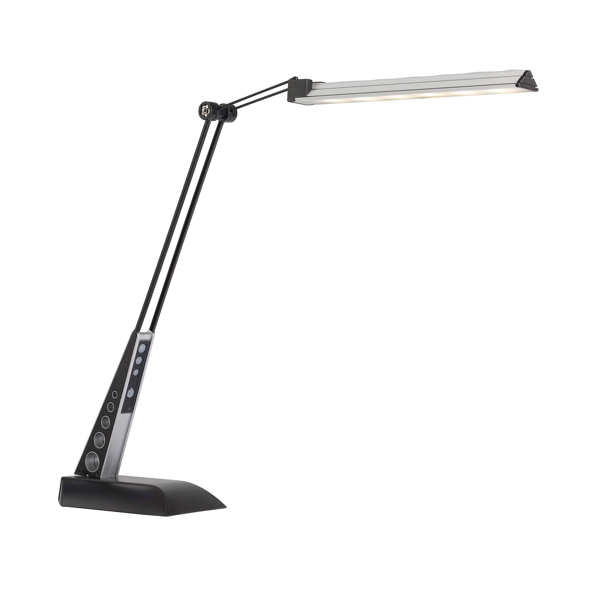 Brilliant Tischleuchte »Jaap«, 1 flammig, LED Schreibtischlampe schwarz/chrom