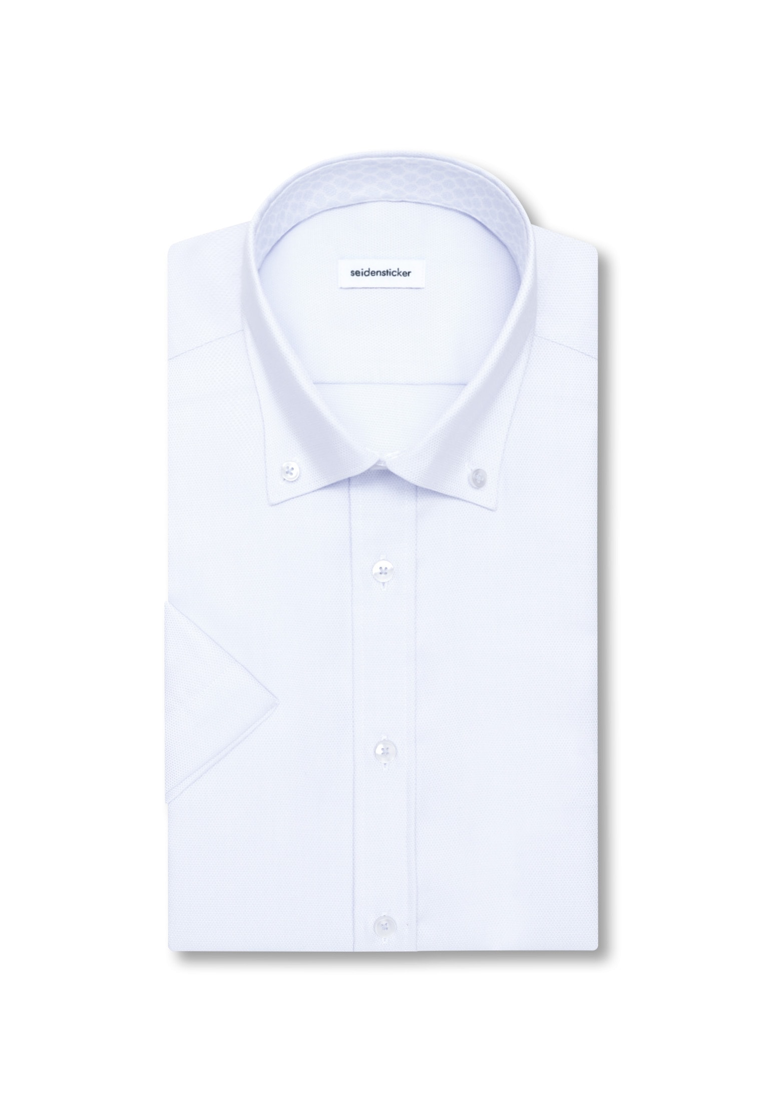 seidensticker Businesshemd »Schwarze Rose« Shaped 1/2 Button-Down-Kragen Struktur