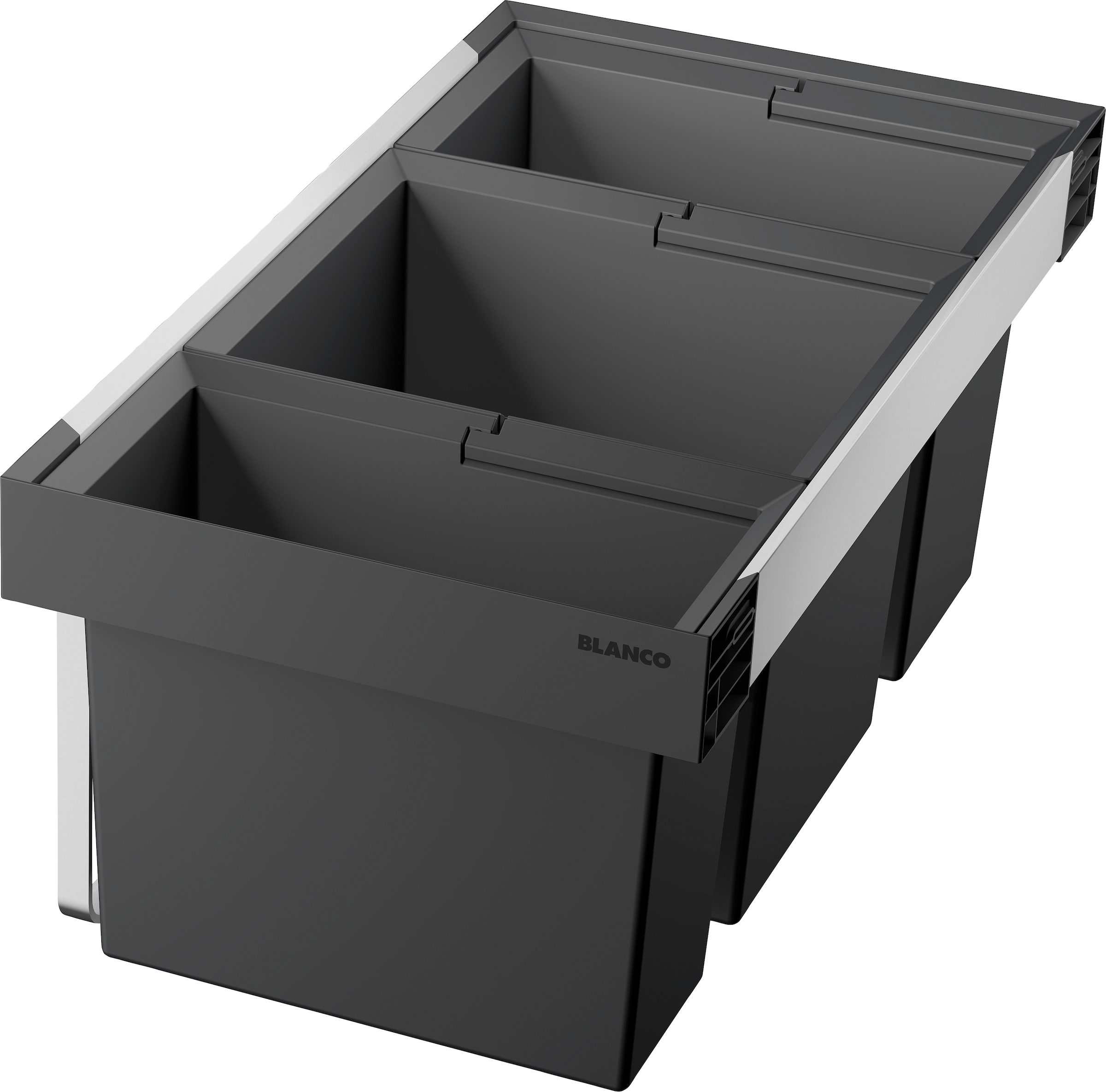 Blanco Mülltrennsystem »Flexon II 80/3«, 3 Behälter, Kunststoff, Stahlblech günstig online kaufen