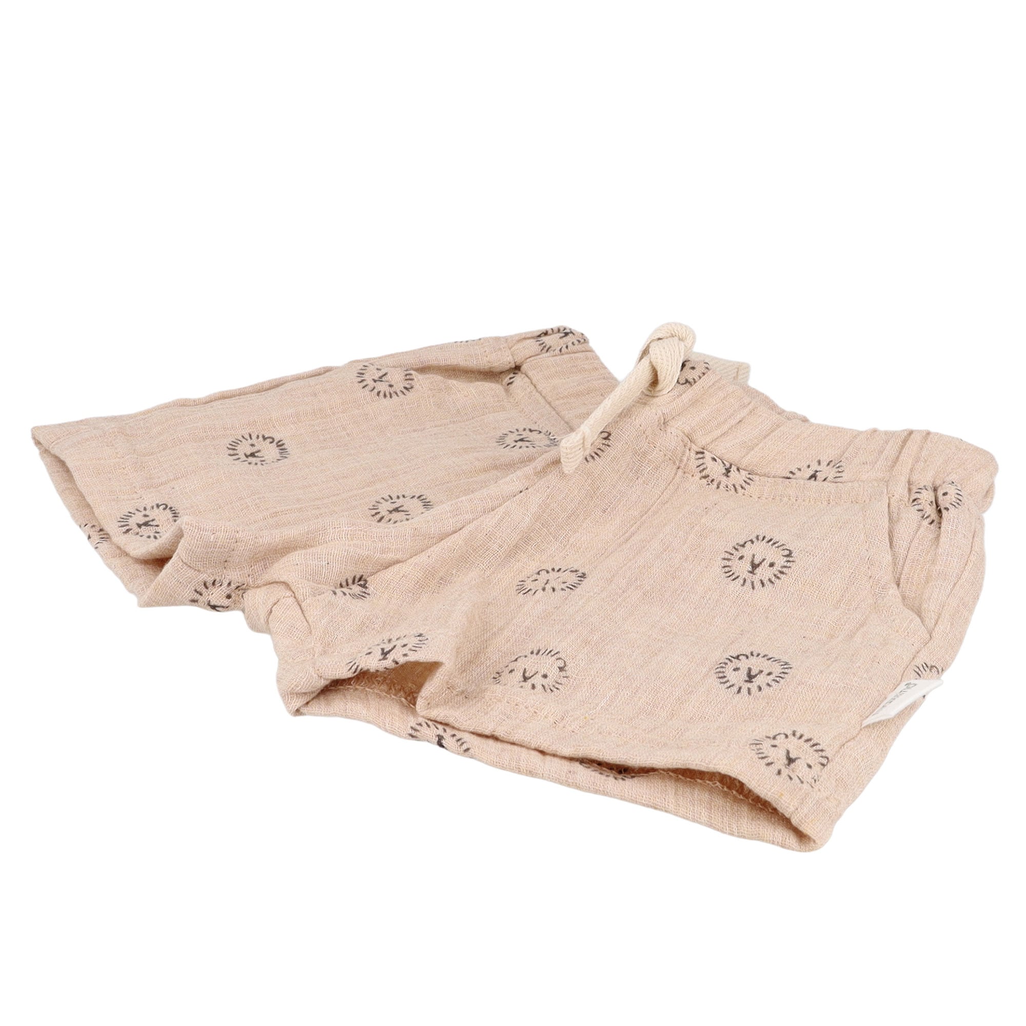 MAXIMO Bermudas  Beigemeliert, Löwe, Musselin, Shorts, Baby Boy