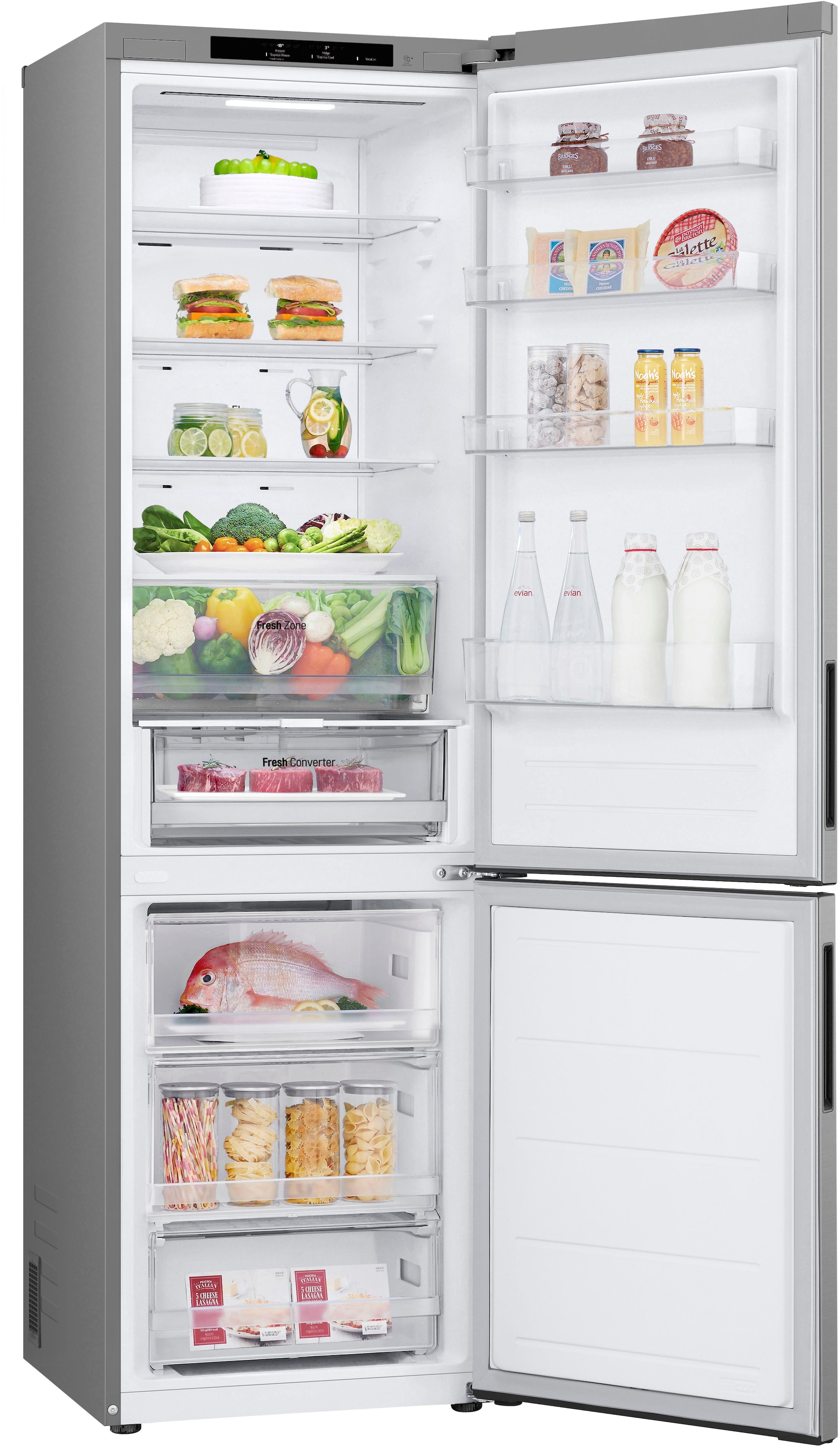 LG Kühl-/Gefrierkombination »GBV22NCBPY«, FRESHConverter® Schublade: variable Temperatur für mehr Frische