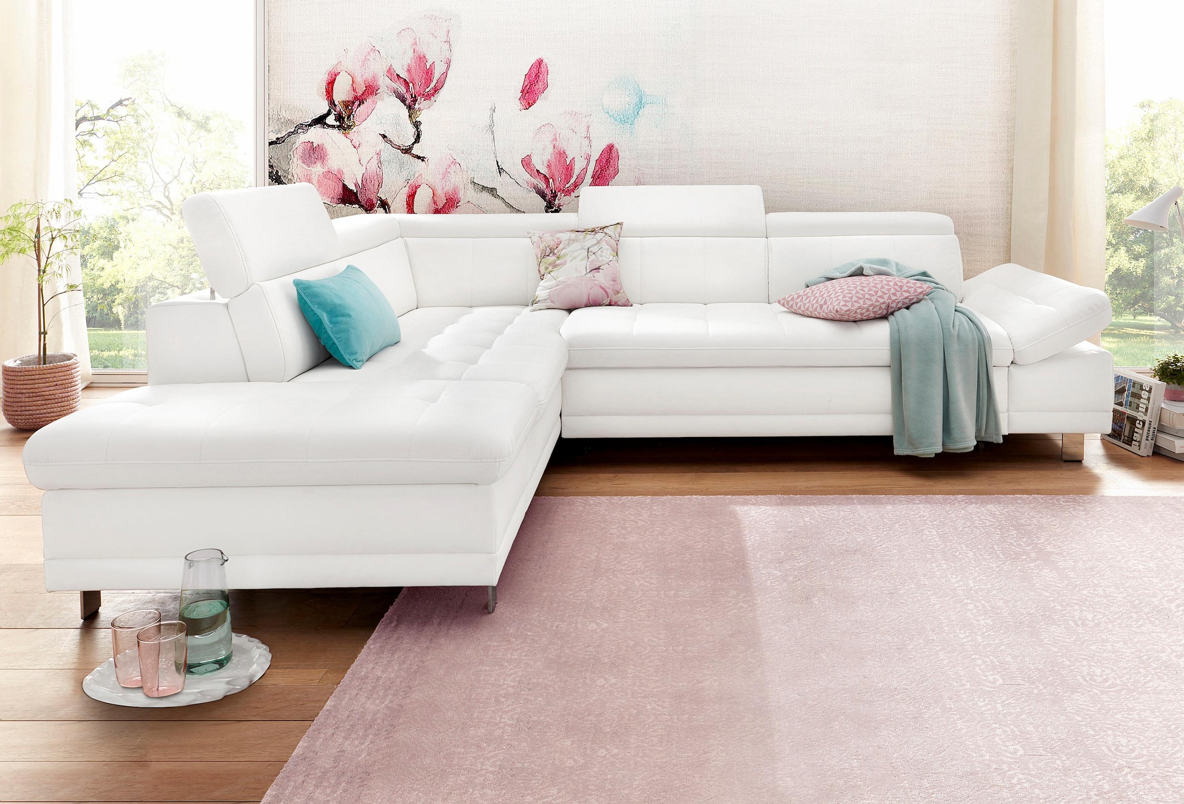 sit&more Ecksofa »Limit L-Form«, wahlweise mit Bettfunktion und Bettkasten günstig online kaufen