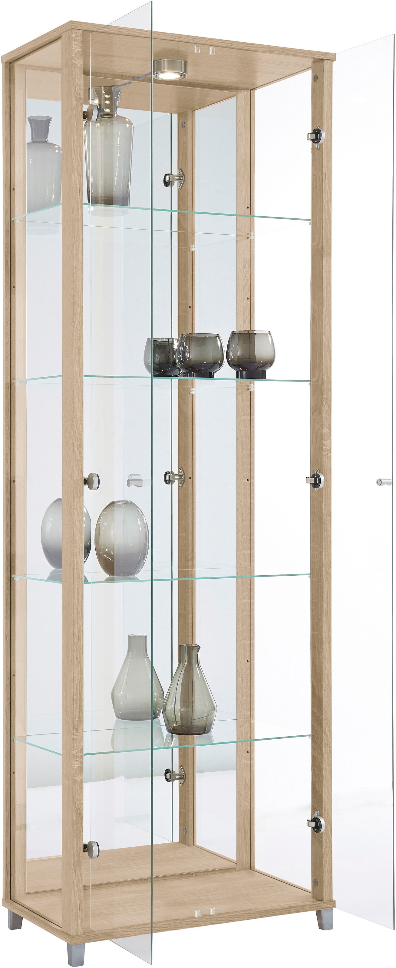 fif möbel Vitrine »OPTIMA« Standvitrine, Vitrinenschrank, Glasvitrine, Samm günstig online kaufen