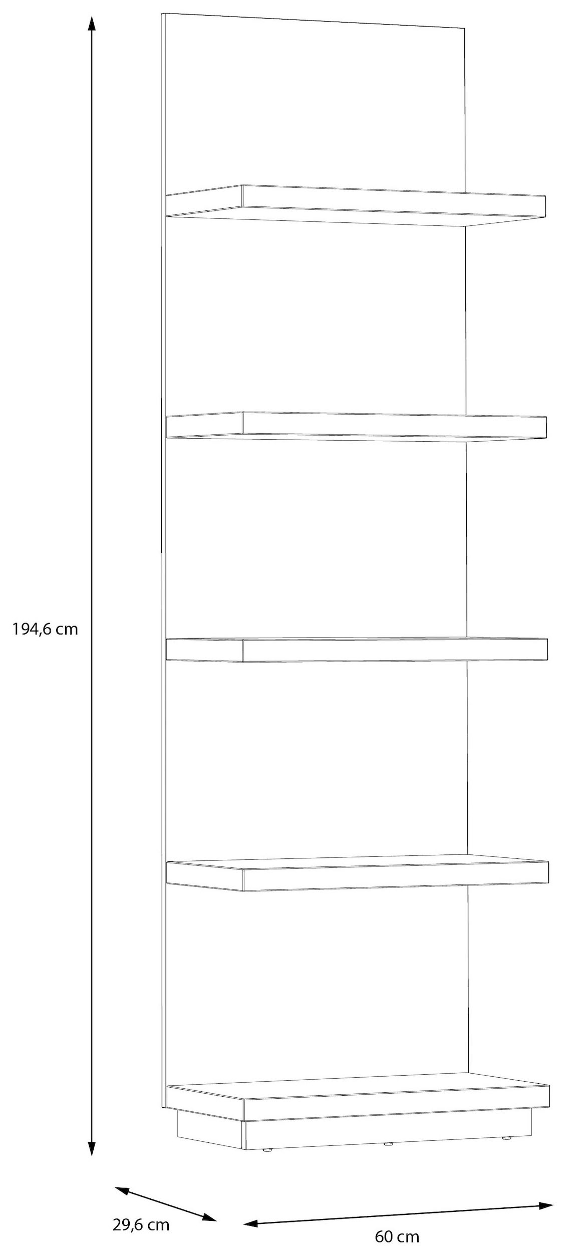 FORTE Wandboard »Lewisville«