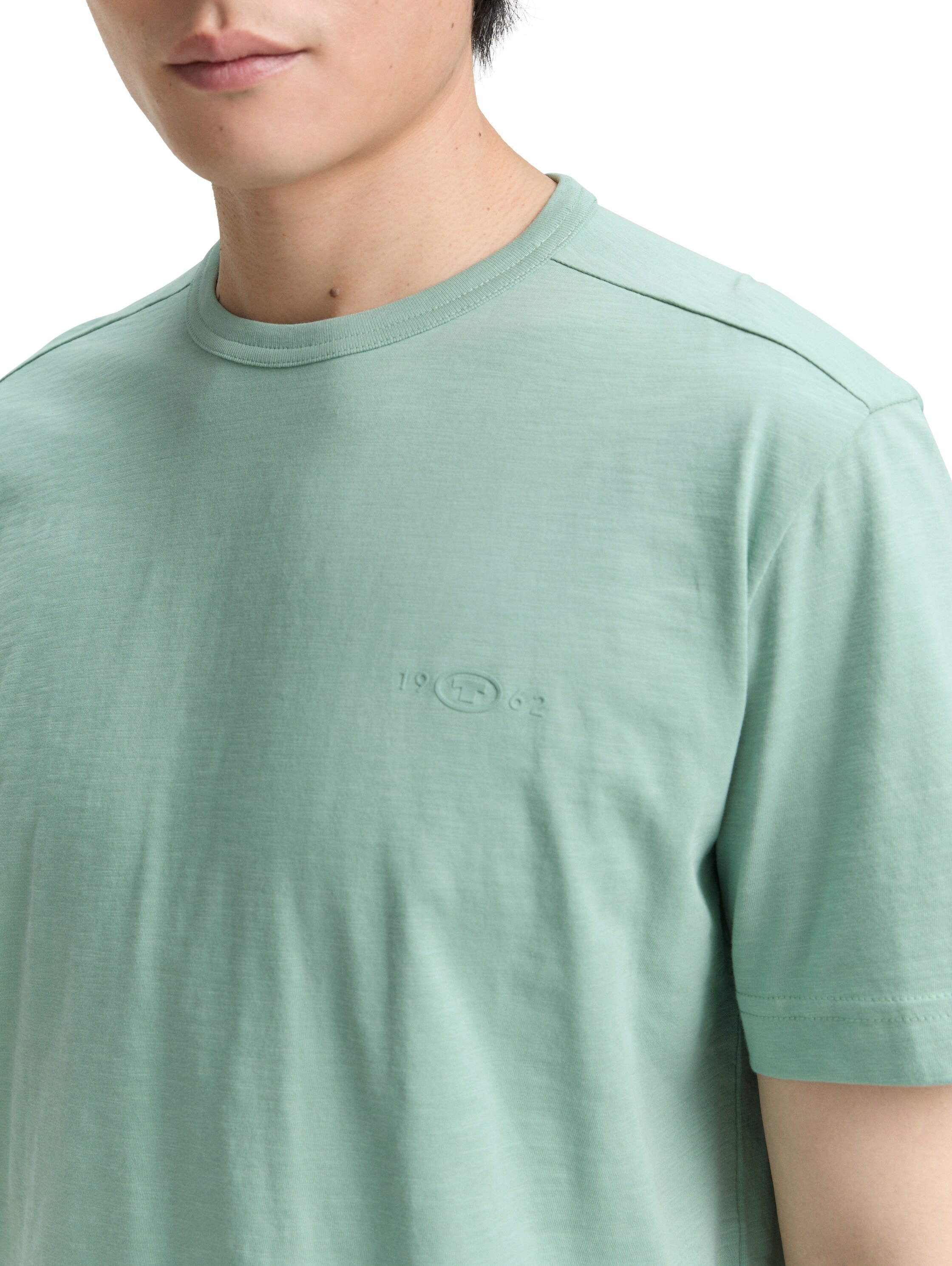 TOM TAILOR T-Shirt mit Logo Stickerei