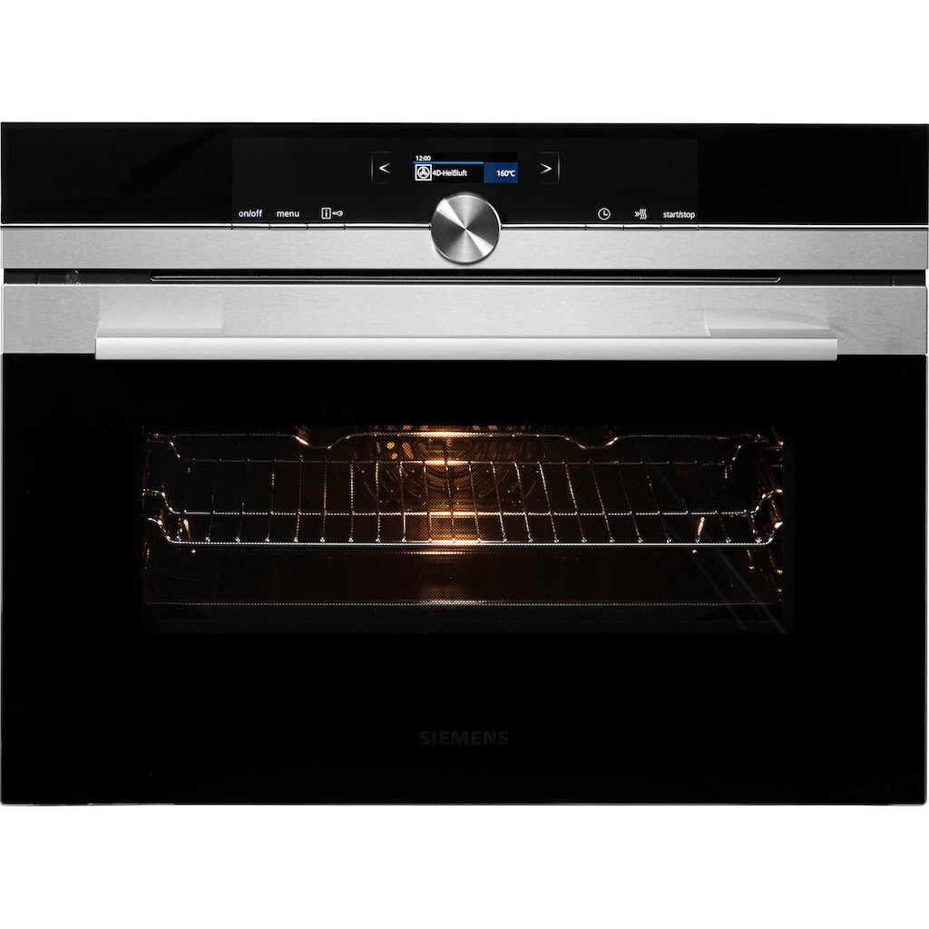 SIEMENS Backofen mit Mikrowelle »CM676G0S1«, CM676G0S1, Pyrolyse-Selbstreinigung