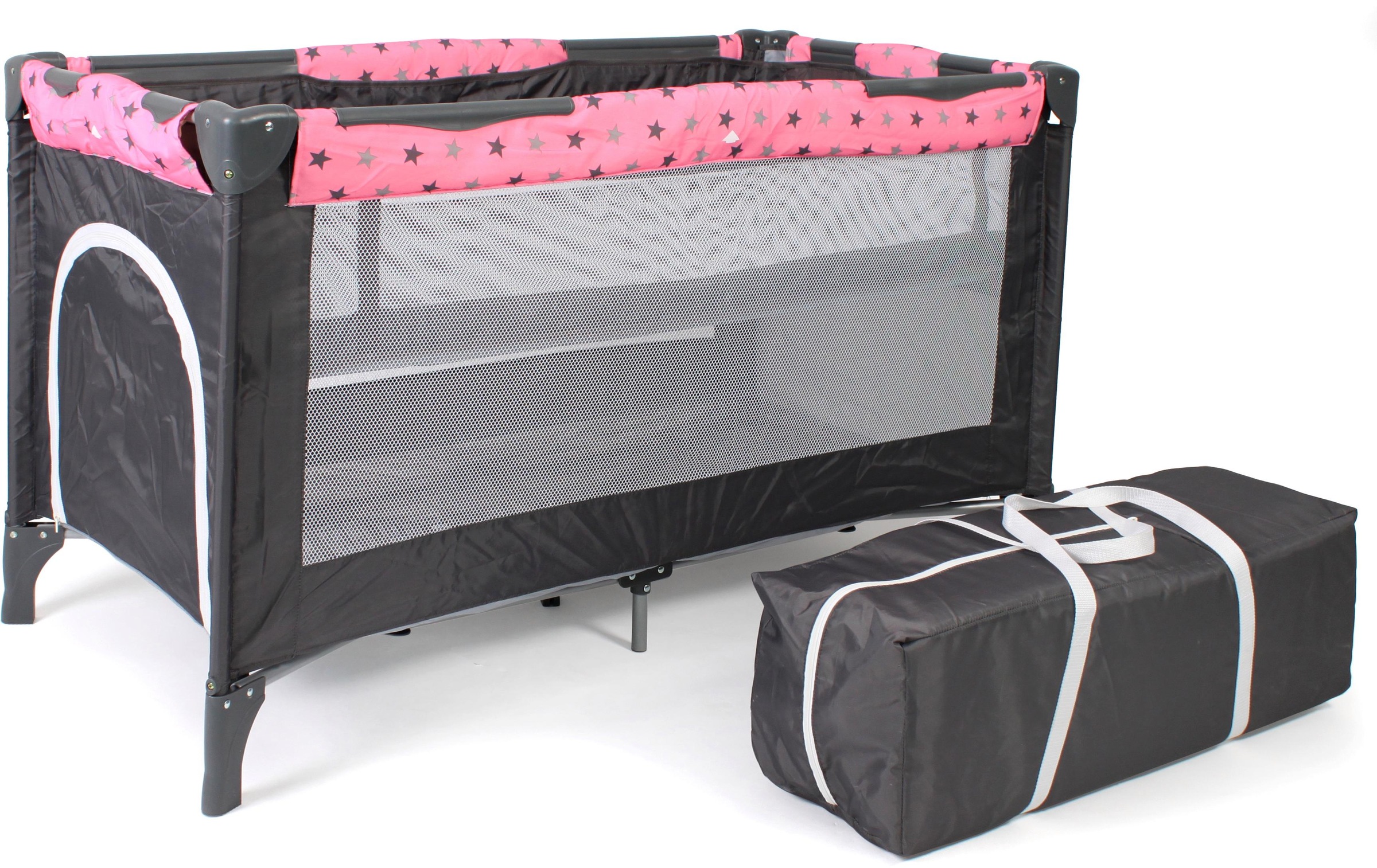 CHIC4BABY Baby-Reisebett »Luxus, Lemongreen« günstig online kaufen
