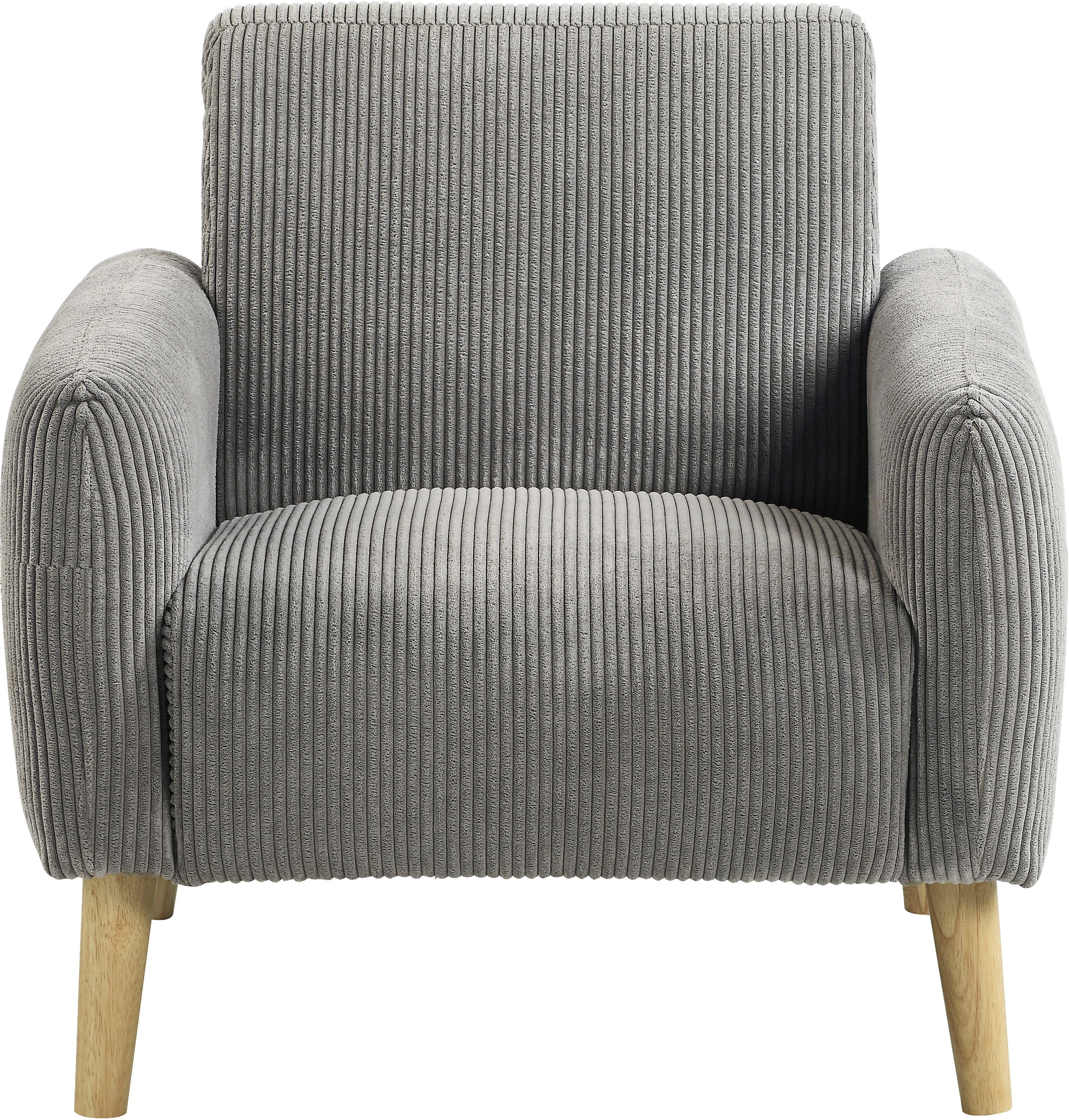 ATLANTIC home collection Sessel »Moby«, mit Federkern, kleiner Tasche und  in modernem Cordbezug online bestellen
