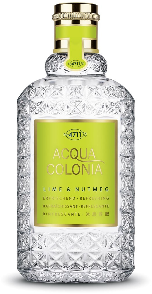 4711 Eau de Cologne »4711 Acqua Colonia LIME & NUTMEG EAU DE COLOGNE NATURAL SPRAY 100 ML«, (Packung, 1 tlg.), mit frischen und warmen Noten