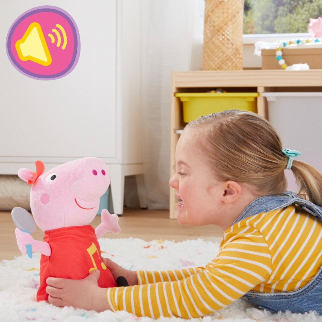 Hasbro Plüschfigur »Peppa Pig, Grunz-mit-mir-Peppa«