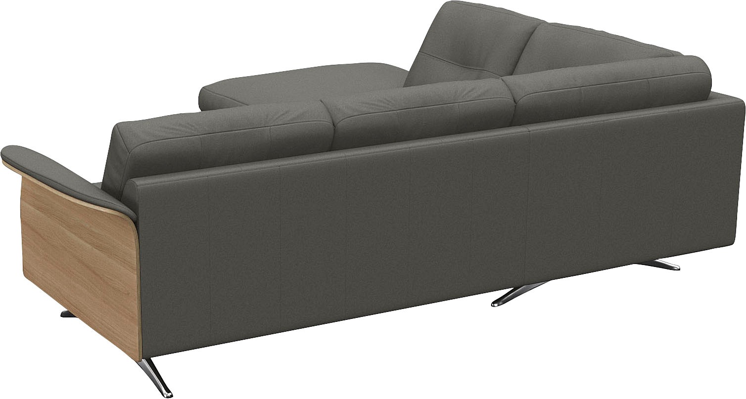 FLEXLUX Ecksofa »Glow, super bequem durch hochwertigem Sitzaufbau mit Federkern, L-Form«, Modernes skandinavisches Design