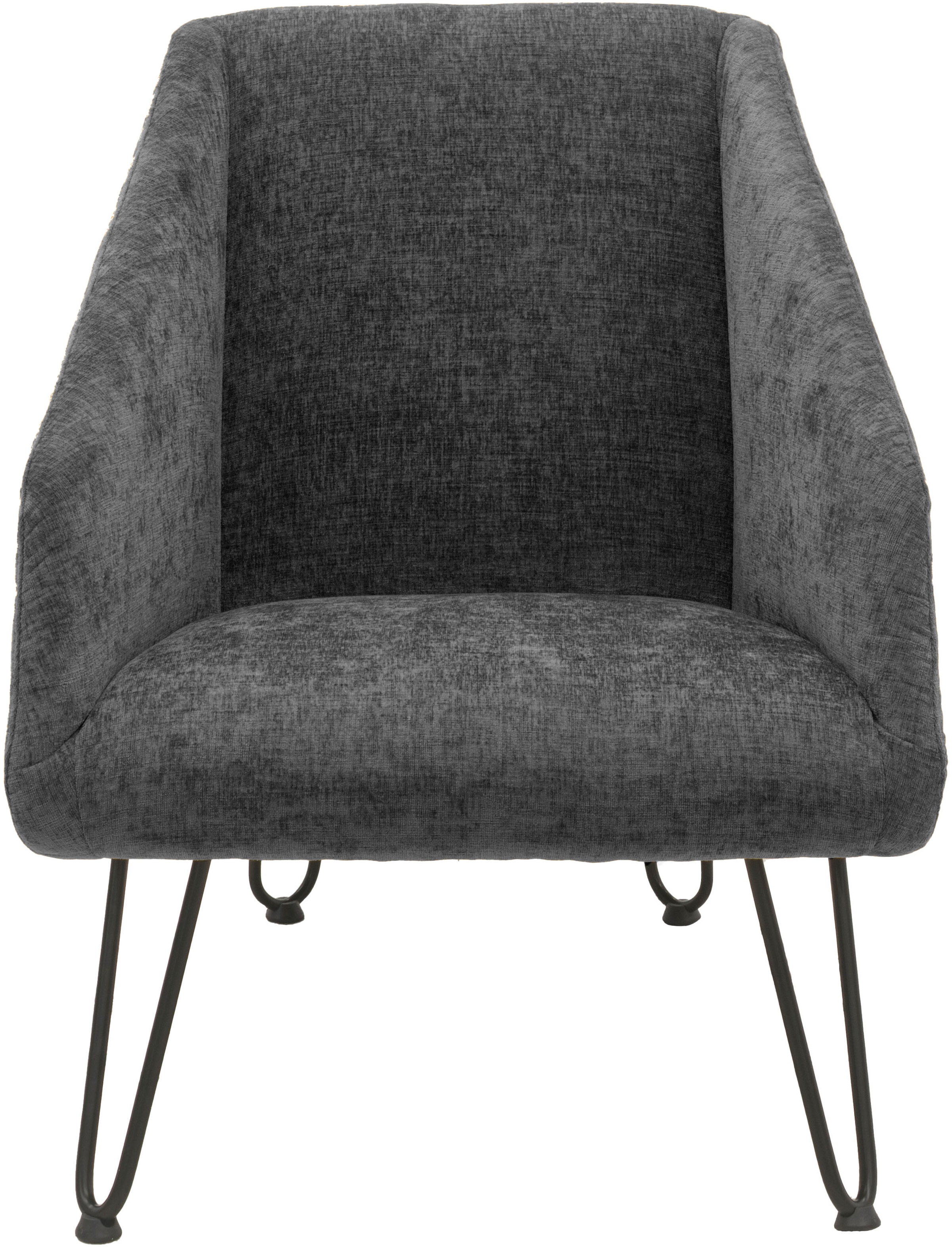 DOMO collection Sessel »Delft Loungesessel, Hairpin Legs, Retro, Metallbein günstig online kaufen
