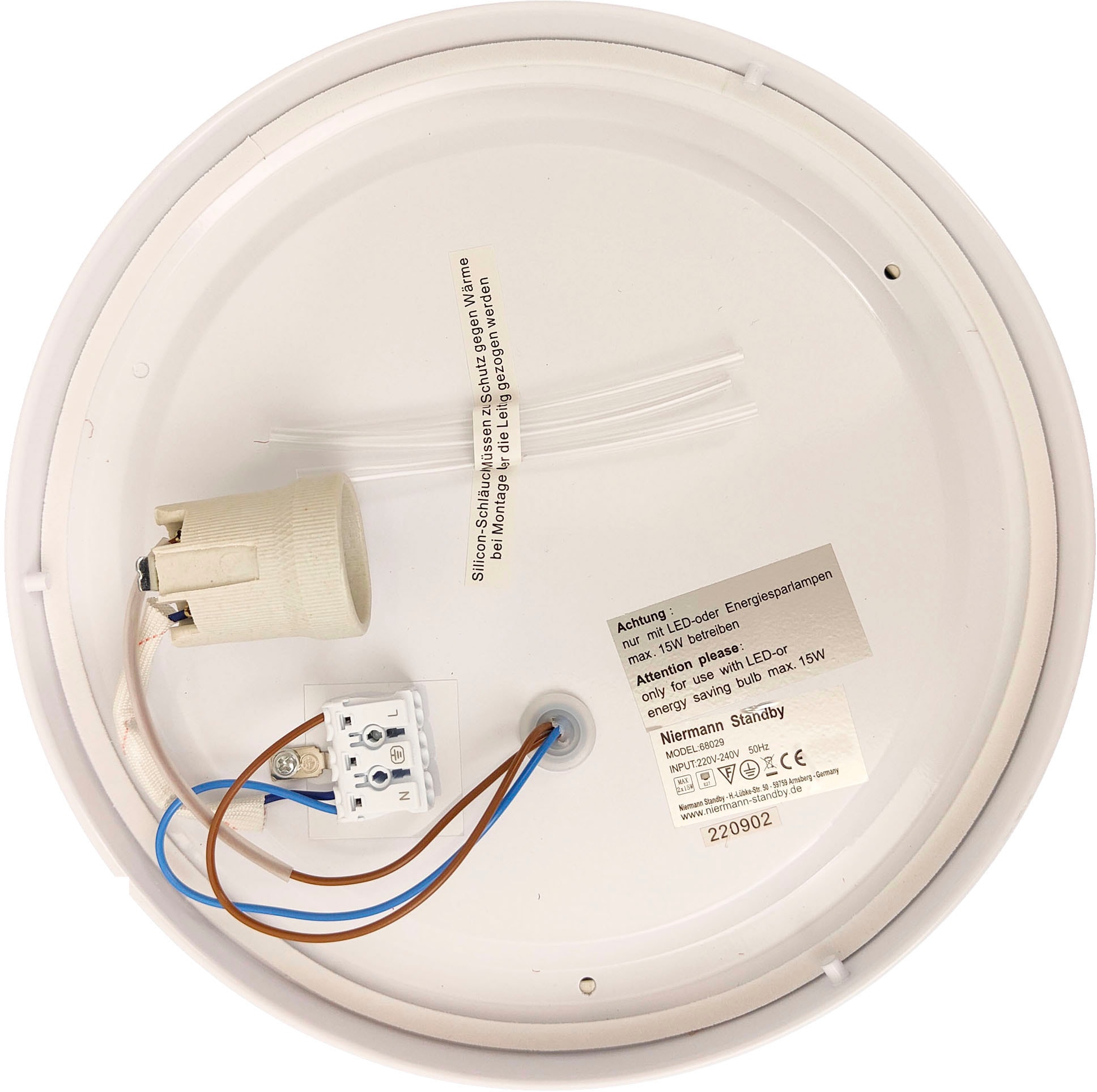 niermann Deckenleuchte »Baustelle« E27 1 Stk. hochwertiger Druck auf kompletter Oberfläche