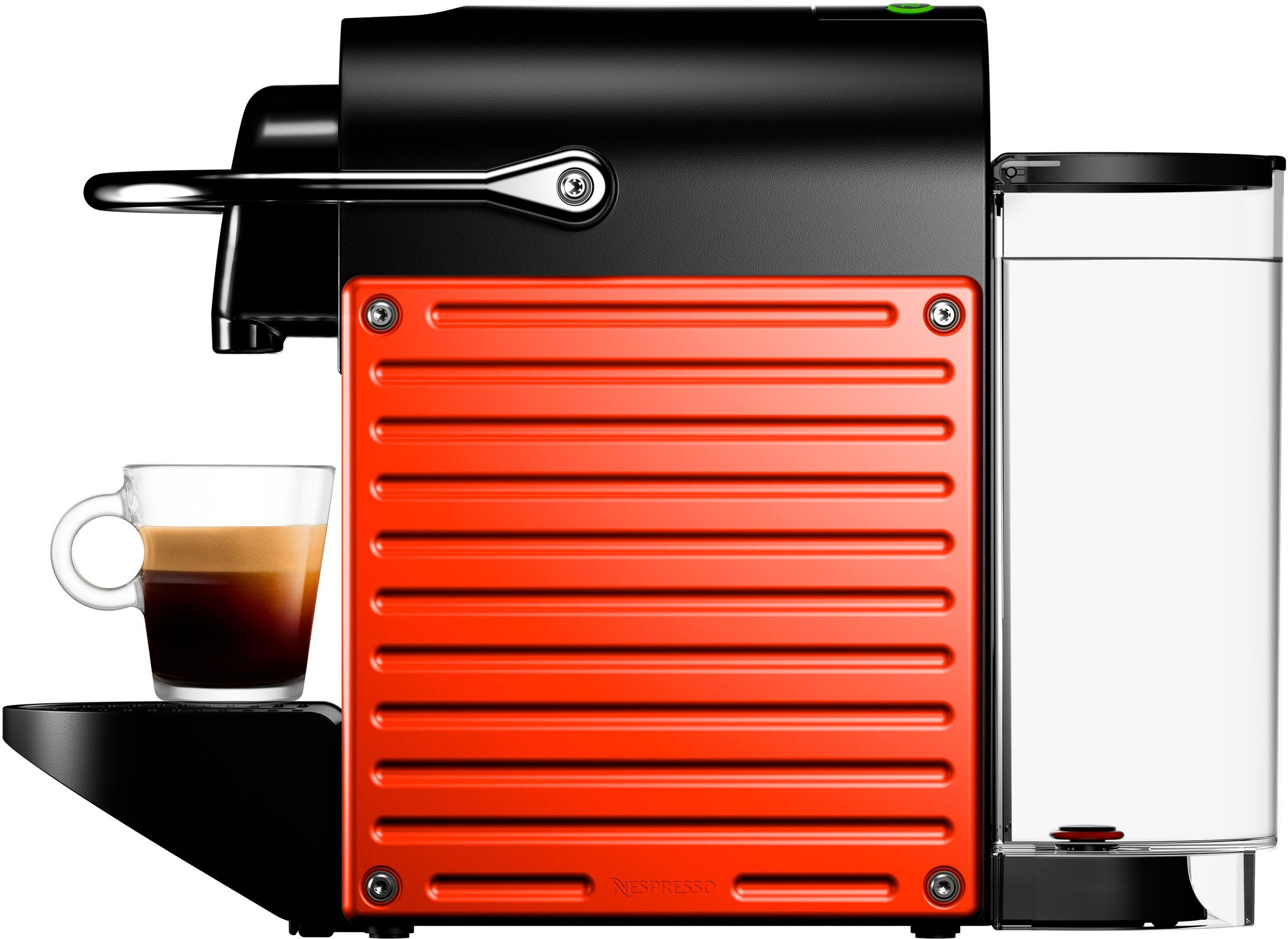 Nespresso Kapselmaschine »Pixie XN3045 von Krups, Red«, inkl. Willkommenspaket mit 7 Kapseln