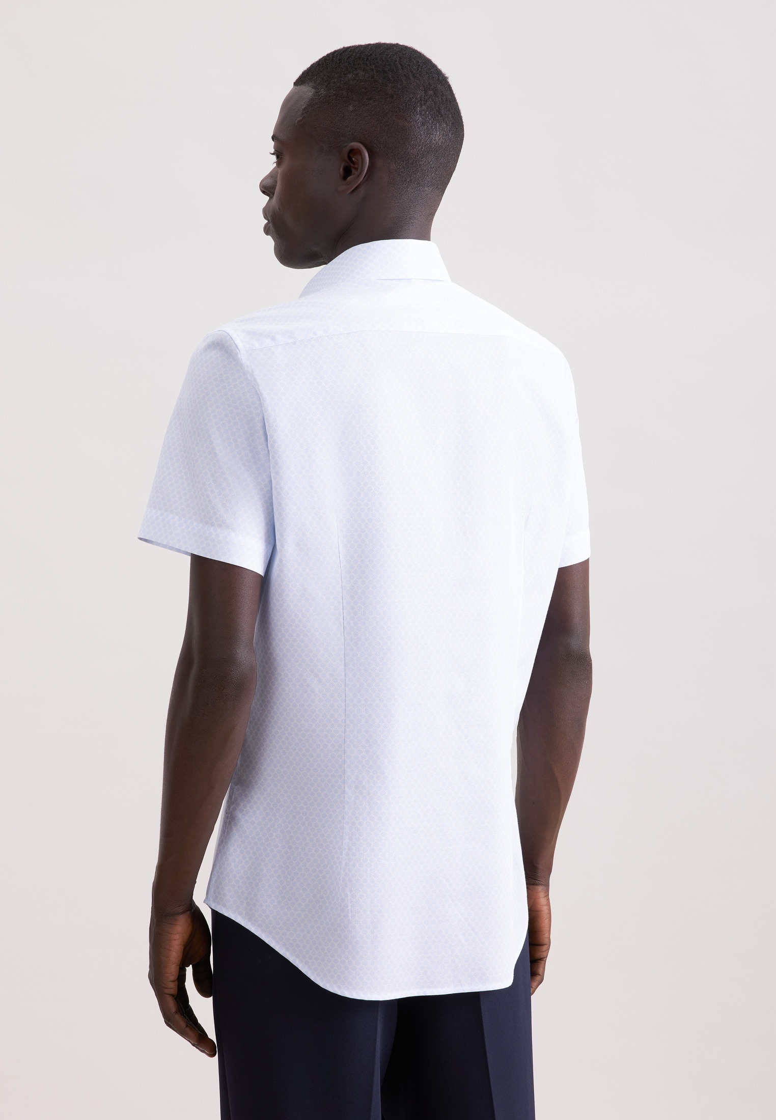 seidensticker Businesshemd »Schwarze Rose« Shaped 1/2 Kentkragen Druck