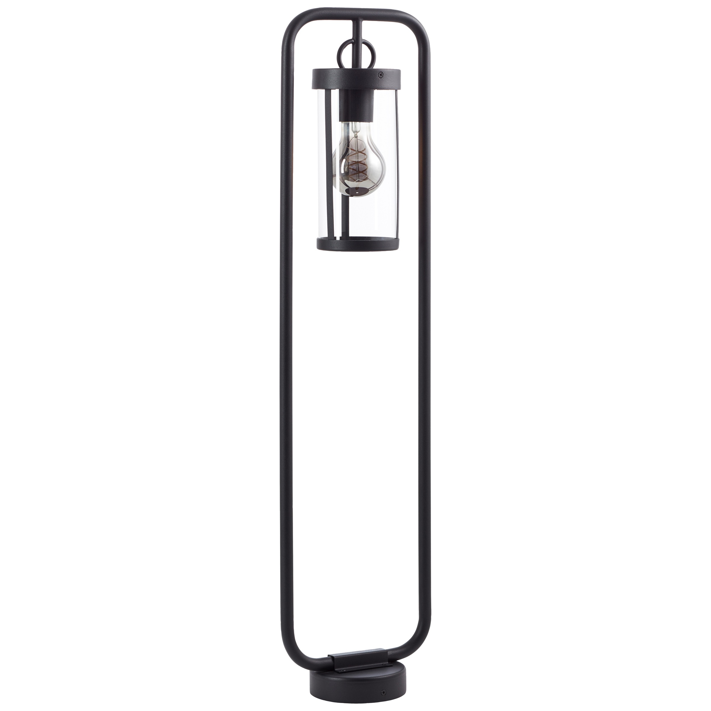 Brilliant Außen-Stehlampe »Sidney«, 1 flammig, Leuchtmittel E27 | ohne Leuchtmittel, Außenstandleuchte, 85 cm, Laterne, E27, Metall/Glas, schwarz