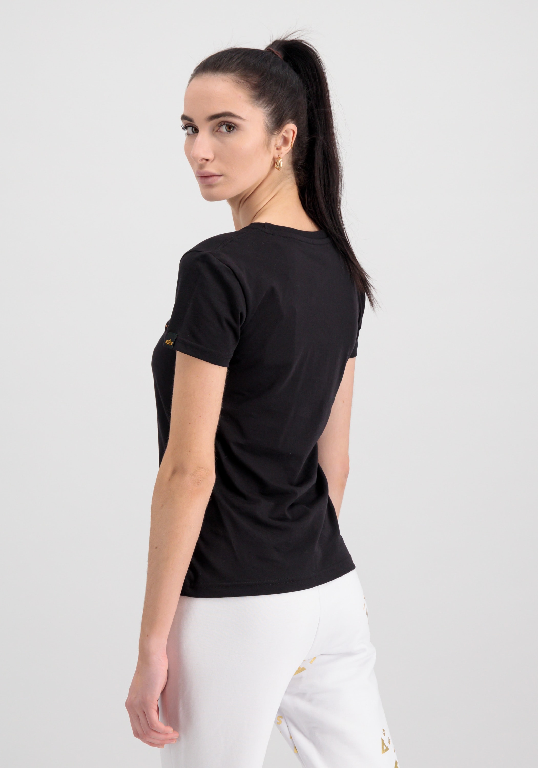 Alpha Industries T-Shirt »Alpha Industries Women - T-Shirts Basic T SL Wmn FP«