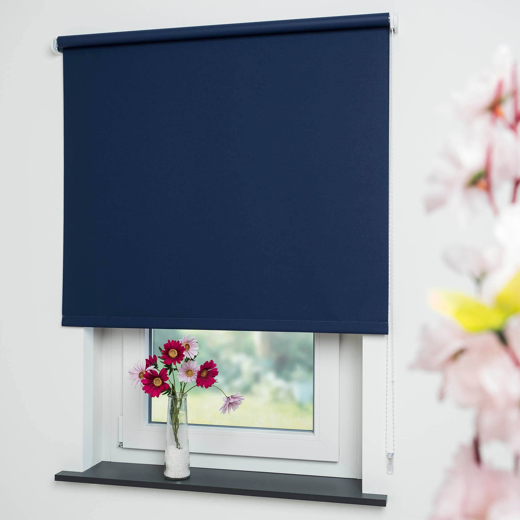 Liedeco Seitenzugrollo »Uni« verdunkelnd energiesparend mit Bohren günstig online kaufen