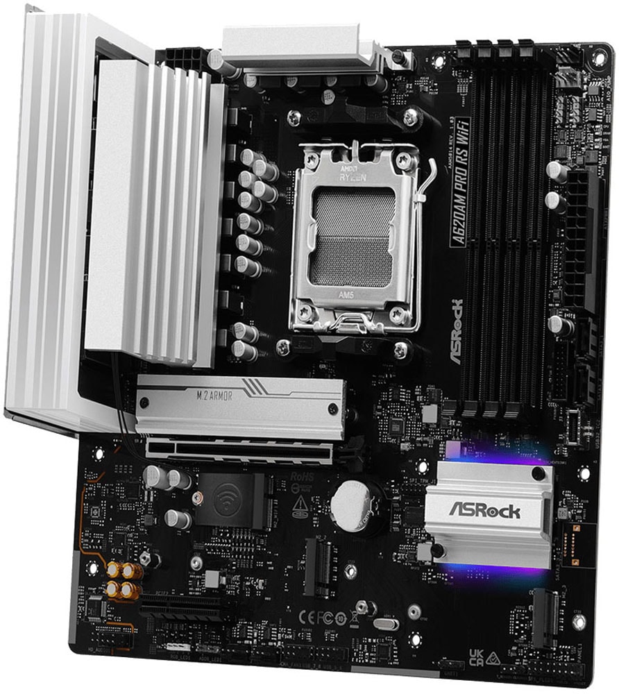 Asrock Mainboard »A620AM Pro RS WiFi«