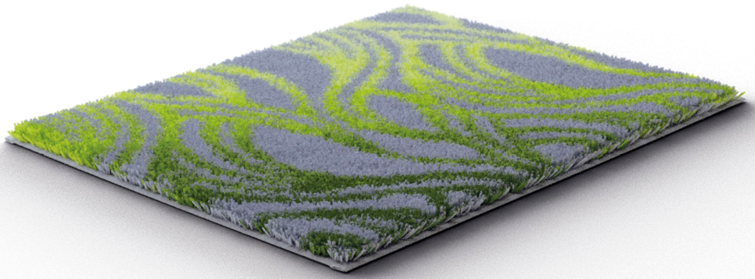 Grund Badematte »Mayra« Höhe 20 mm rutschhemmend beschichtet fußbodenheizungsgeeignet Frisches Wellenmuster in lebendigen Farben , 5 Jahre Garantie