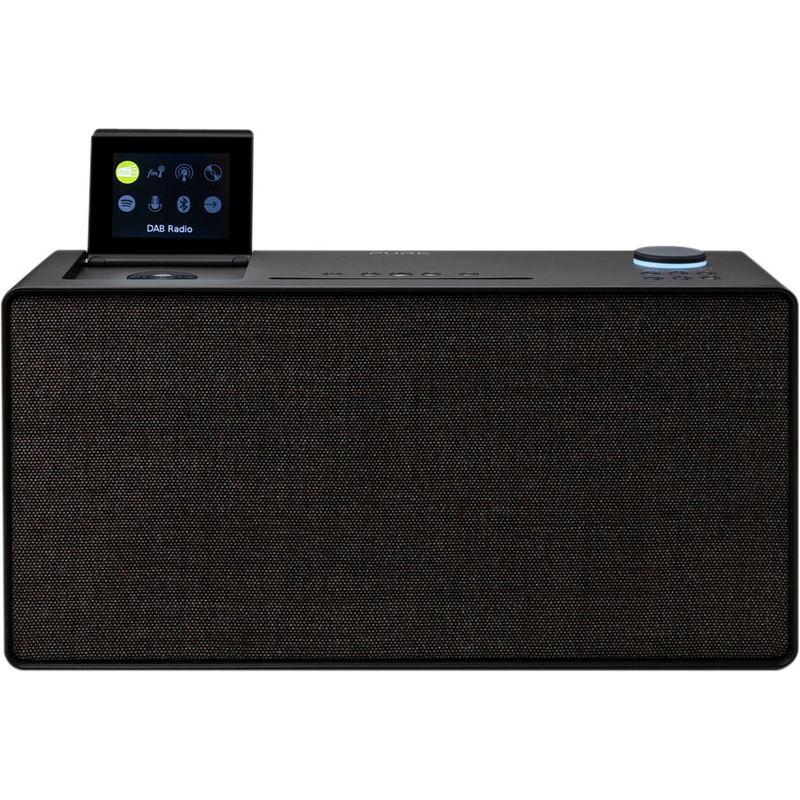 PURE Digitalradio (DAB+) »Evoke Home« (Bluetooth WLAN Digitalradio (DAB+) FM-Tuner Internetradio 100 W) zusätzliches CD Laufwerk Coffee Black