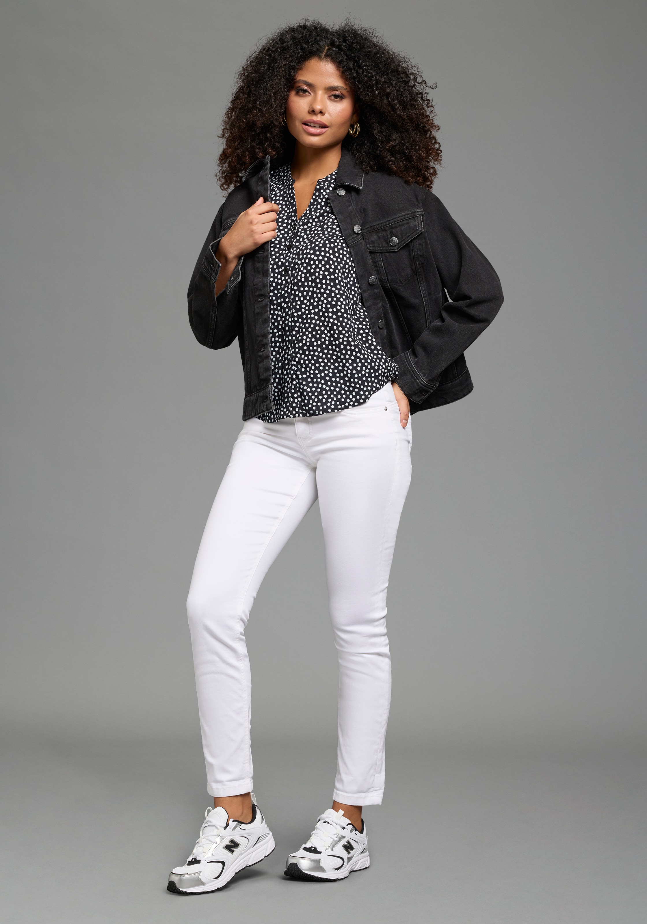 AJC Hemdbluse aus weich fließender Viskose