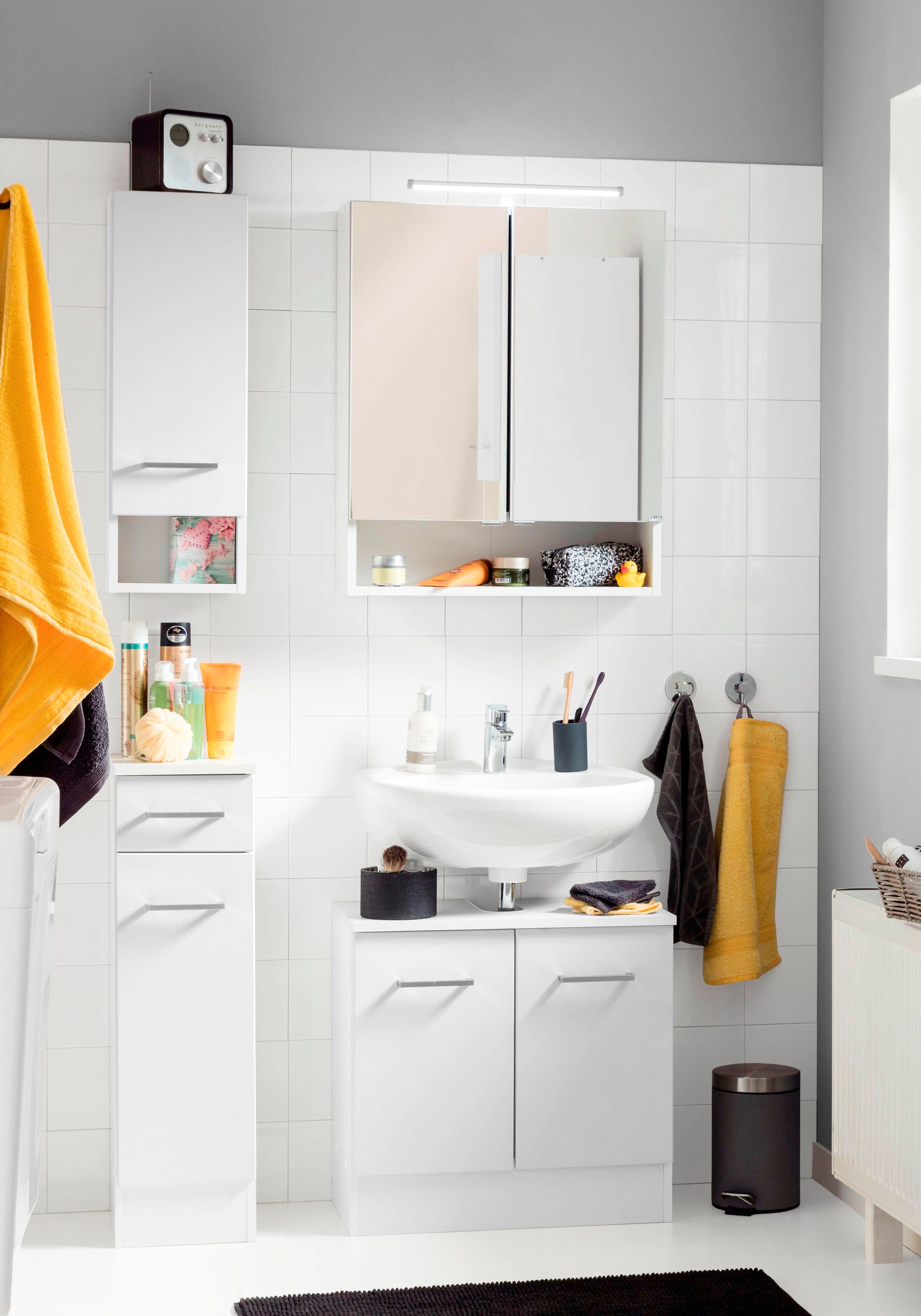 welltime Badmöbel-Set »Ribera« 4 Stk. tlg. günstig online kaufen