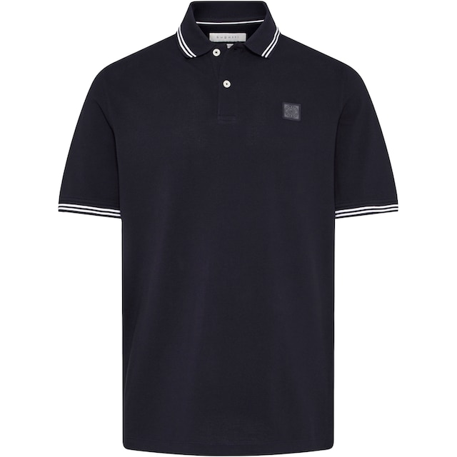 Kontraststreifen mit online sportiven bugatti bei Poloshirt,