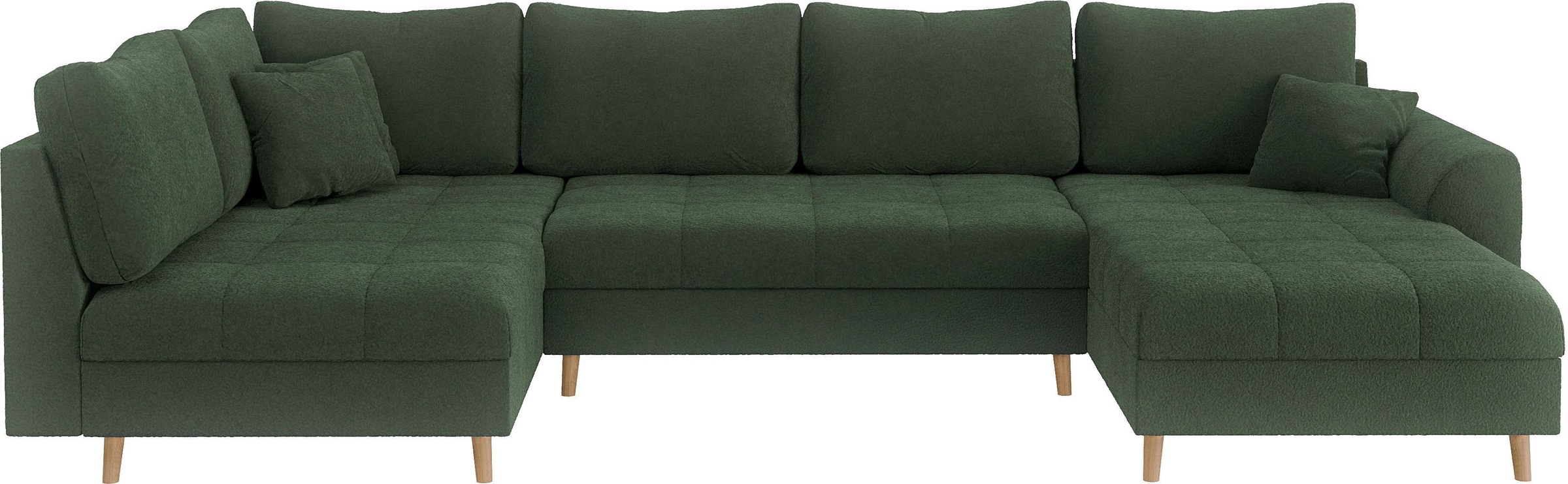 Home affaire Wohnlandschaft »CHARRE U-Form mit Ottomane, Maße B/T/H: 310/16 günstig online kaufen