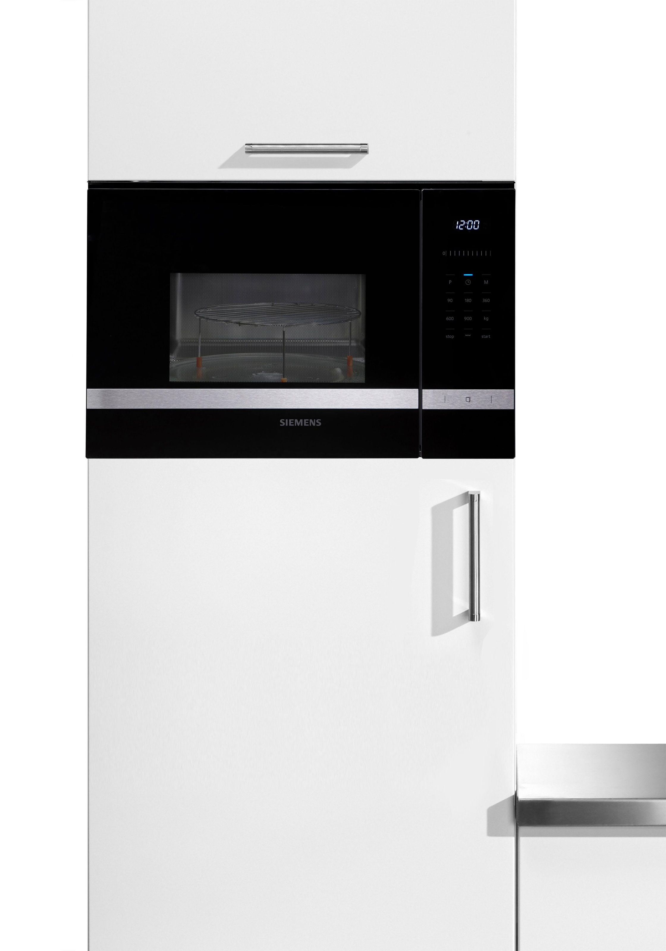 SIEMENS Einbau-Mikrowelle »BE555LMS0« Mikrowelle 900 W schwarz